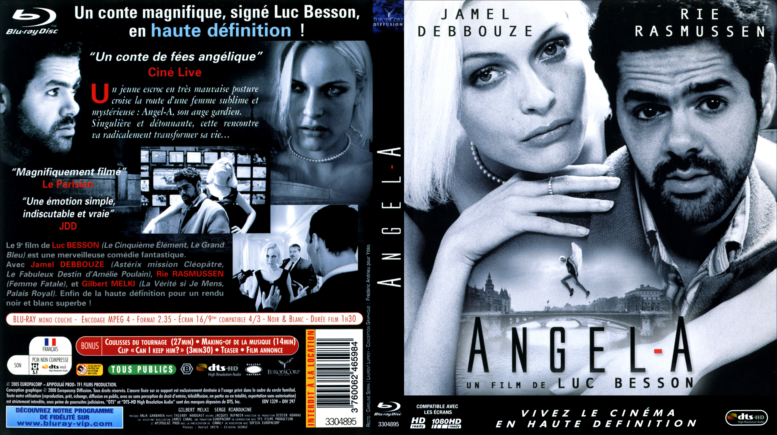 Jaquette DVD Angel A (BLU-RAY)
