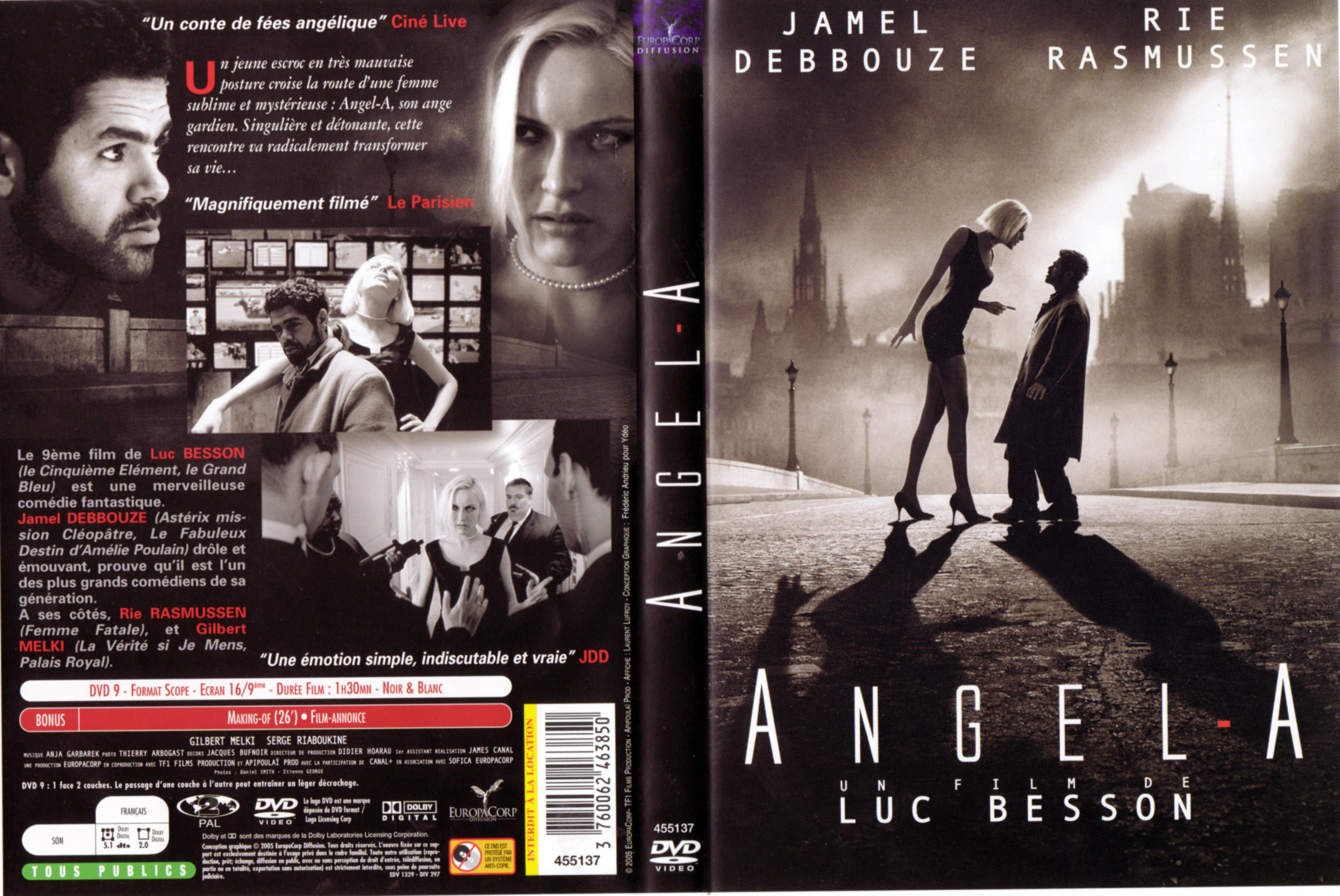 Jaquette DVD Angel-A v2