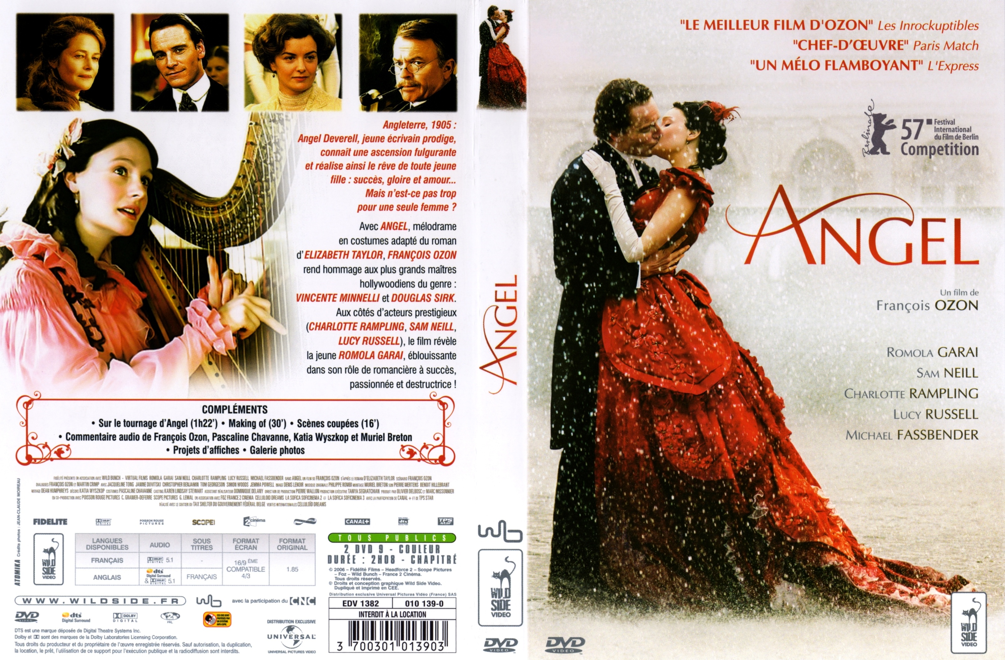 Jaquette DVD Angel (2007)