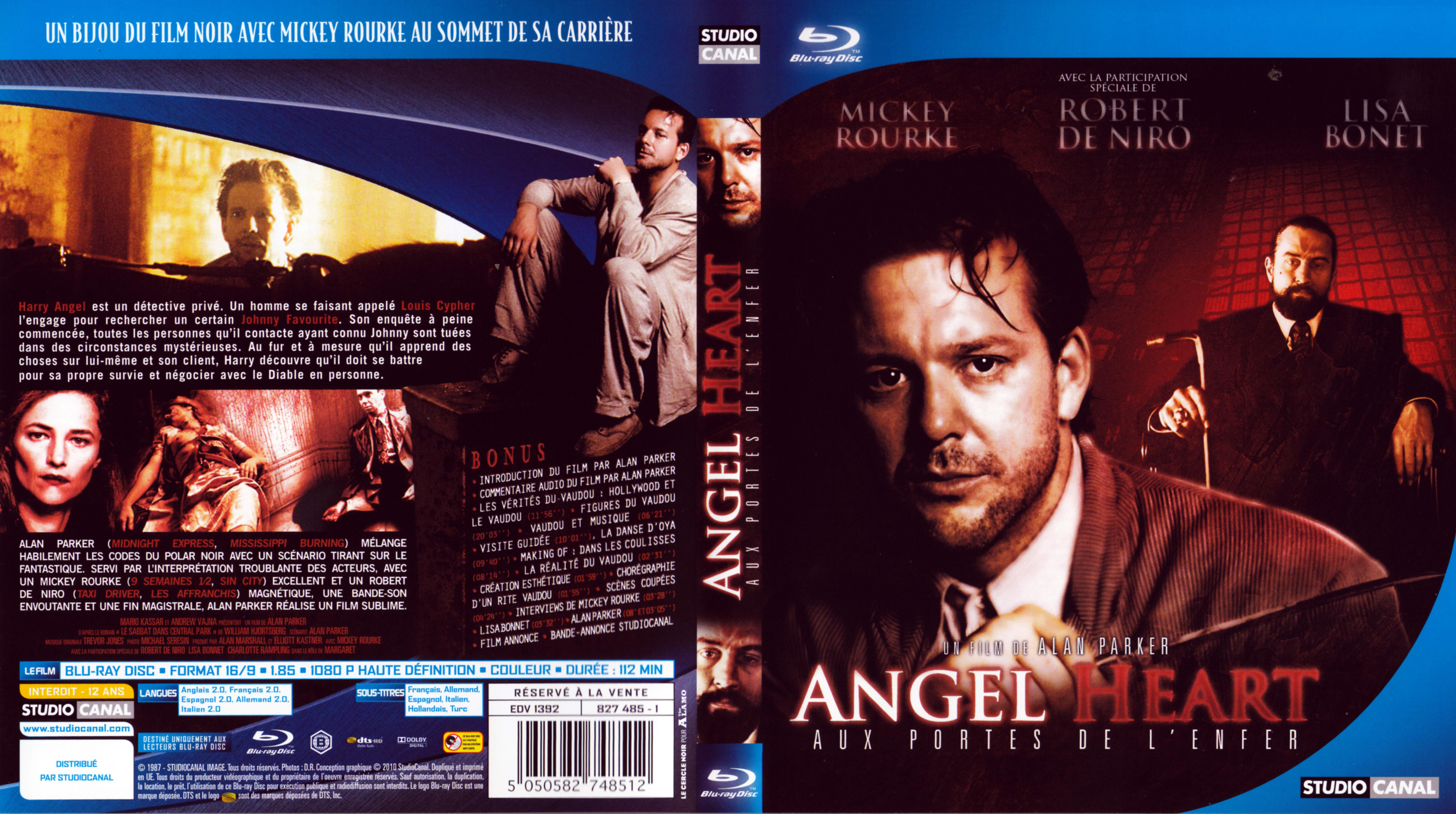 Jaquette DVD Angel heart (BLU-RAY)