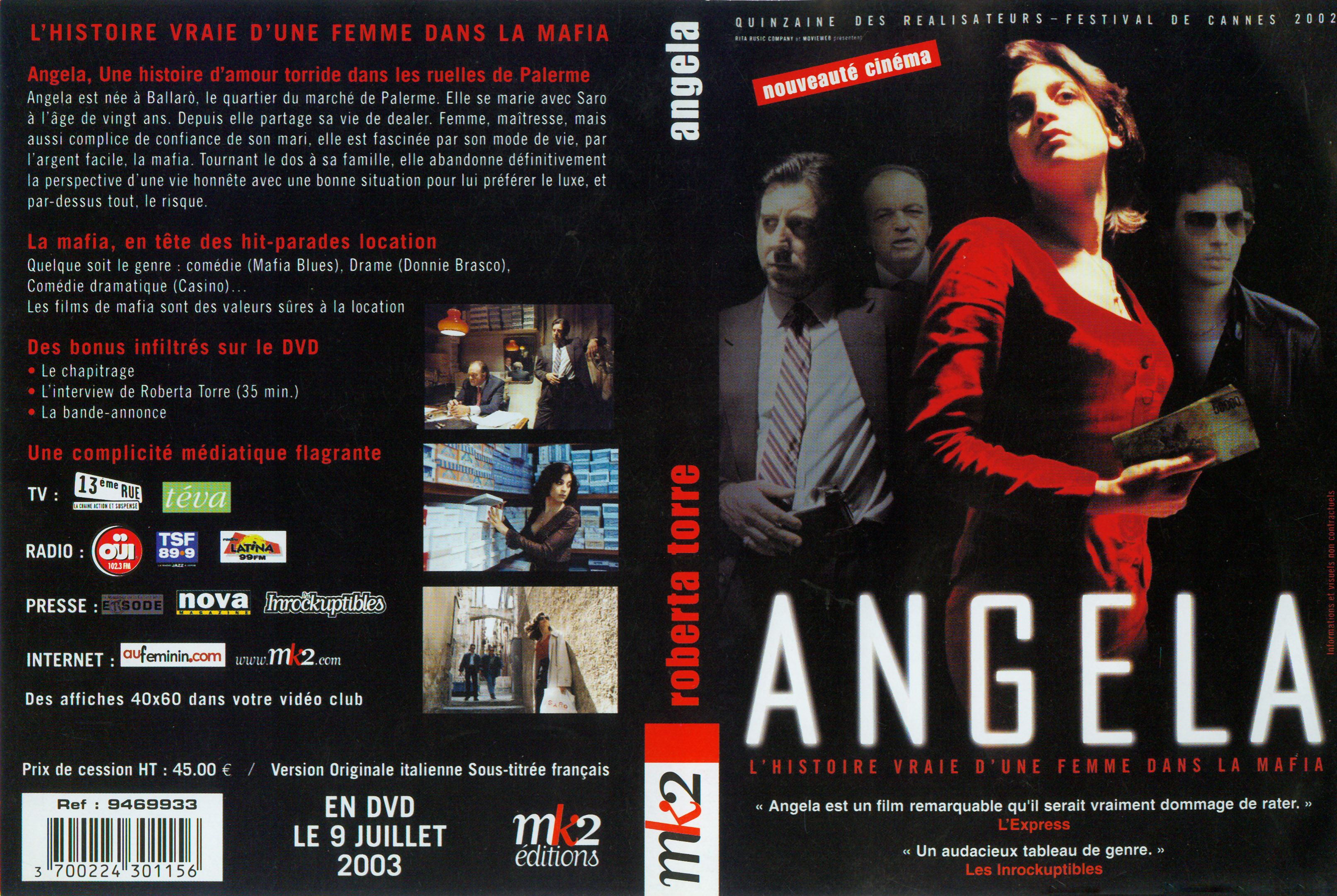 Jaquette DVD Angela