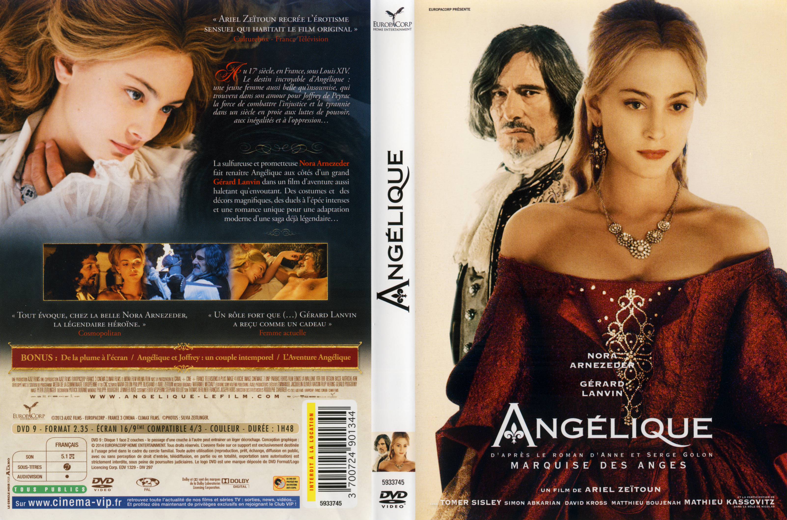Jaquette DVD Anglique