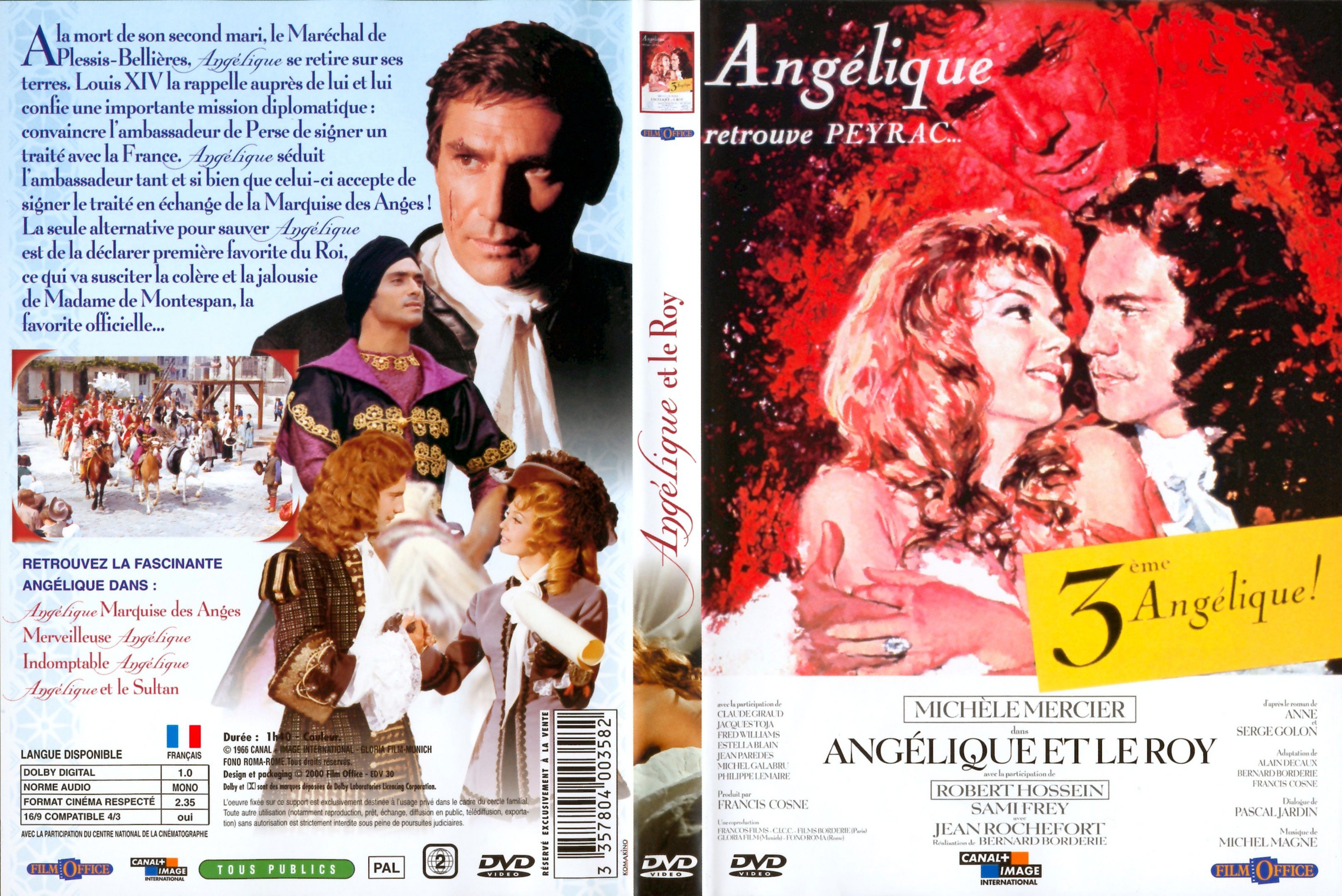 Jaquette DVD Anglique - Anglique et le Roy