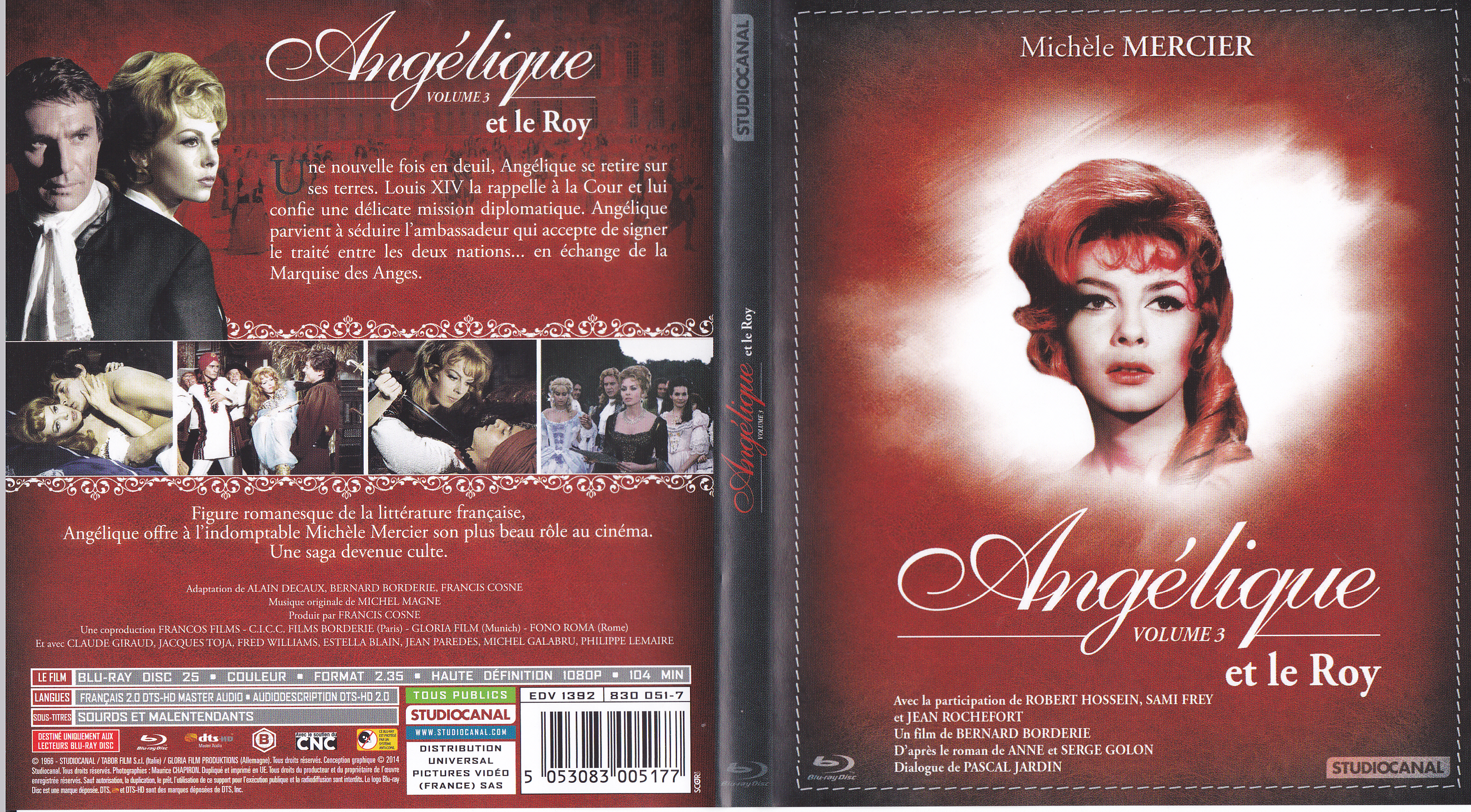 Jaquette DVD Anglique - Anglique et le Roy (BLU-RAY)