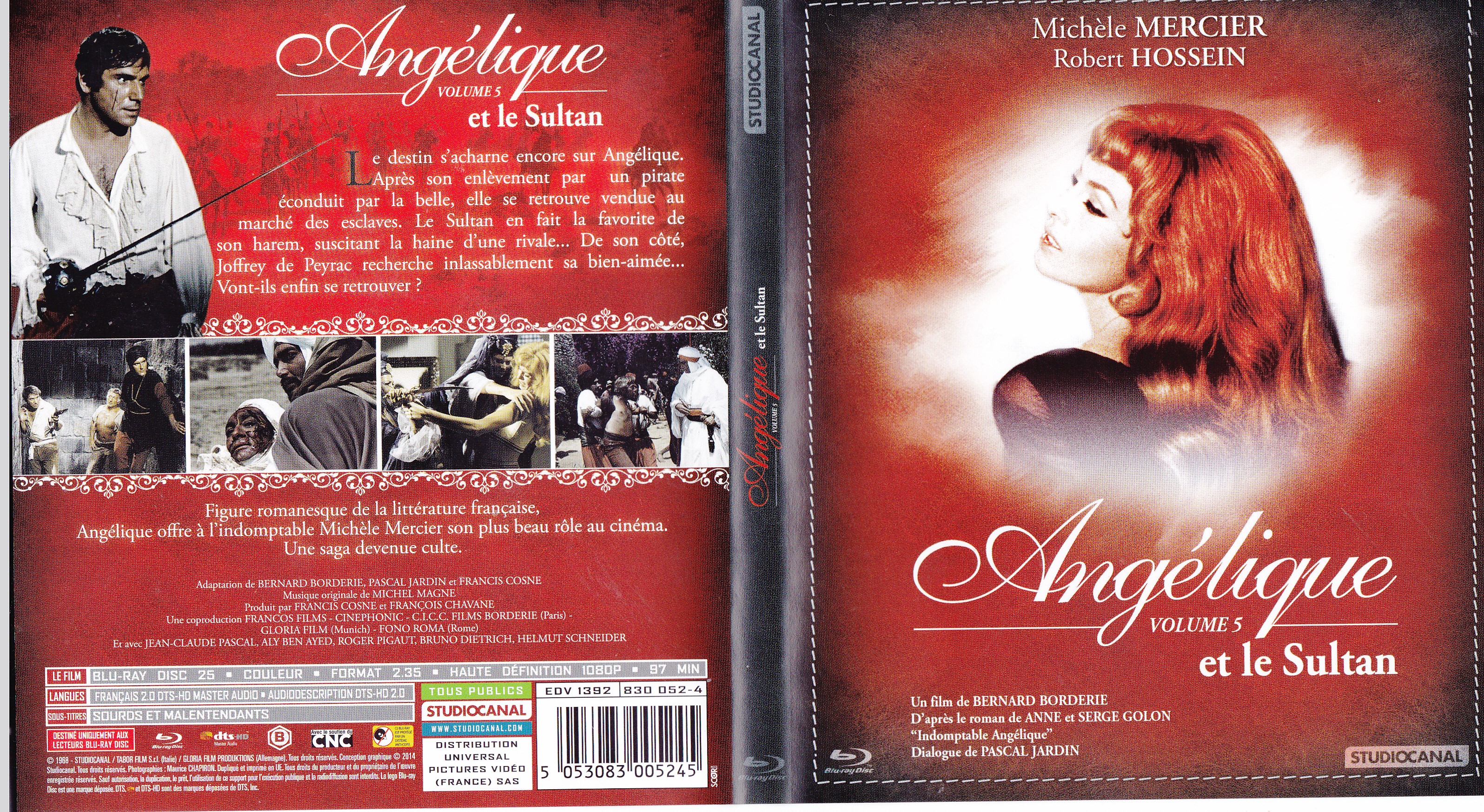 Jaquette DVD Anglique - Anglique et le Sultan (BLU-RAY)