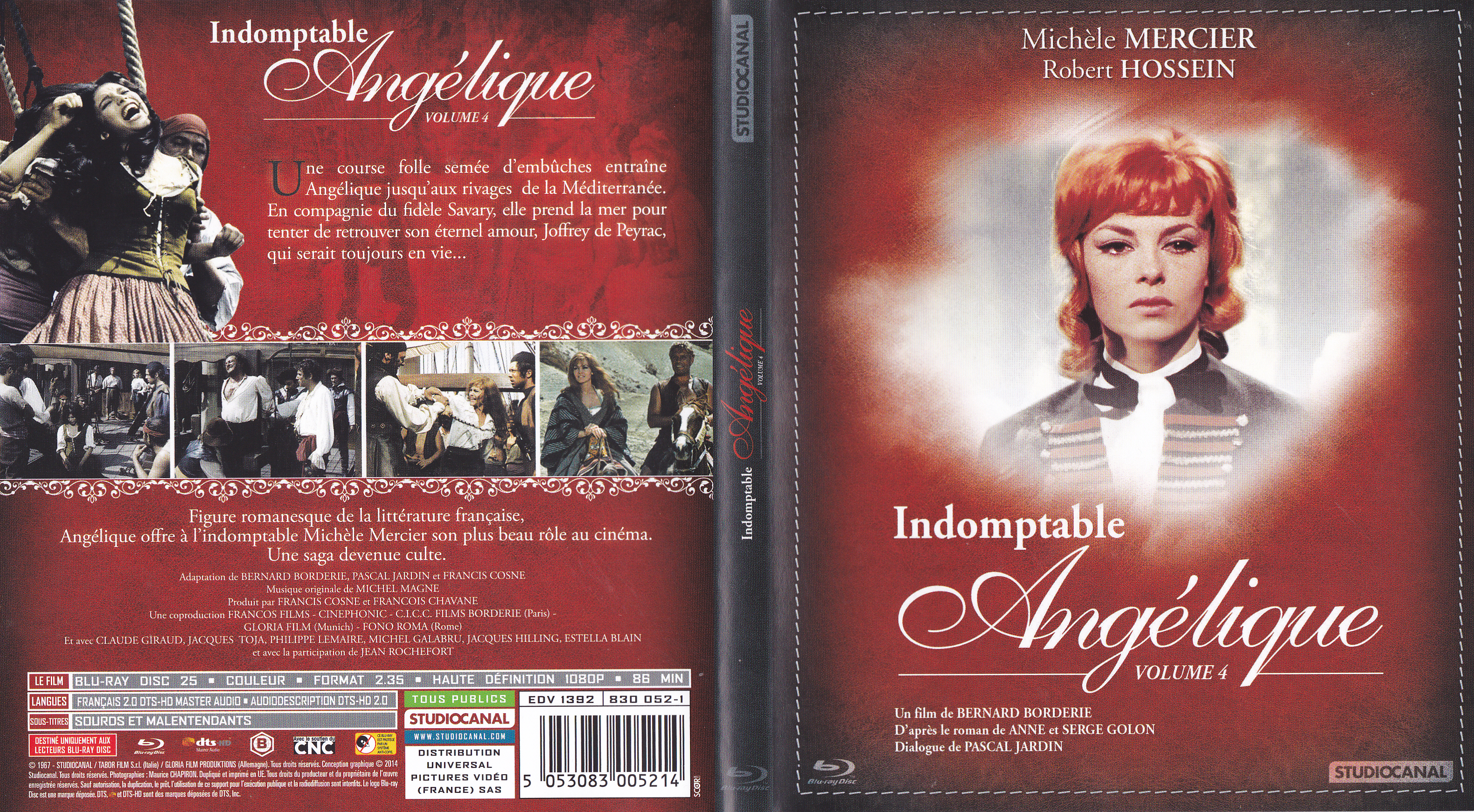 Jaquette DVD Anglique - Indomptable Anglique (BLU-RAY)