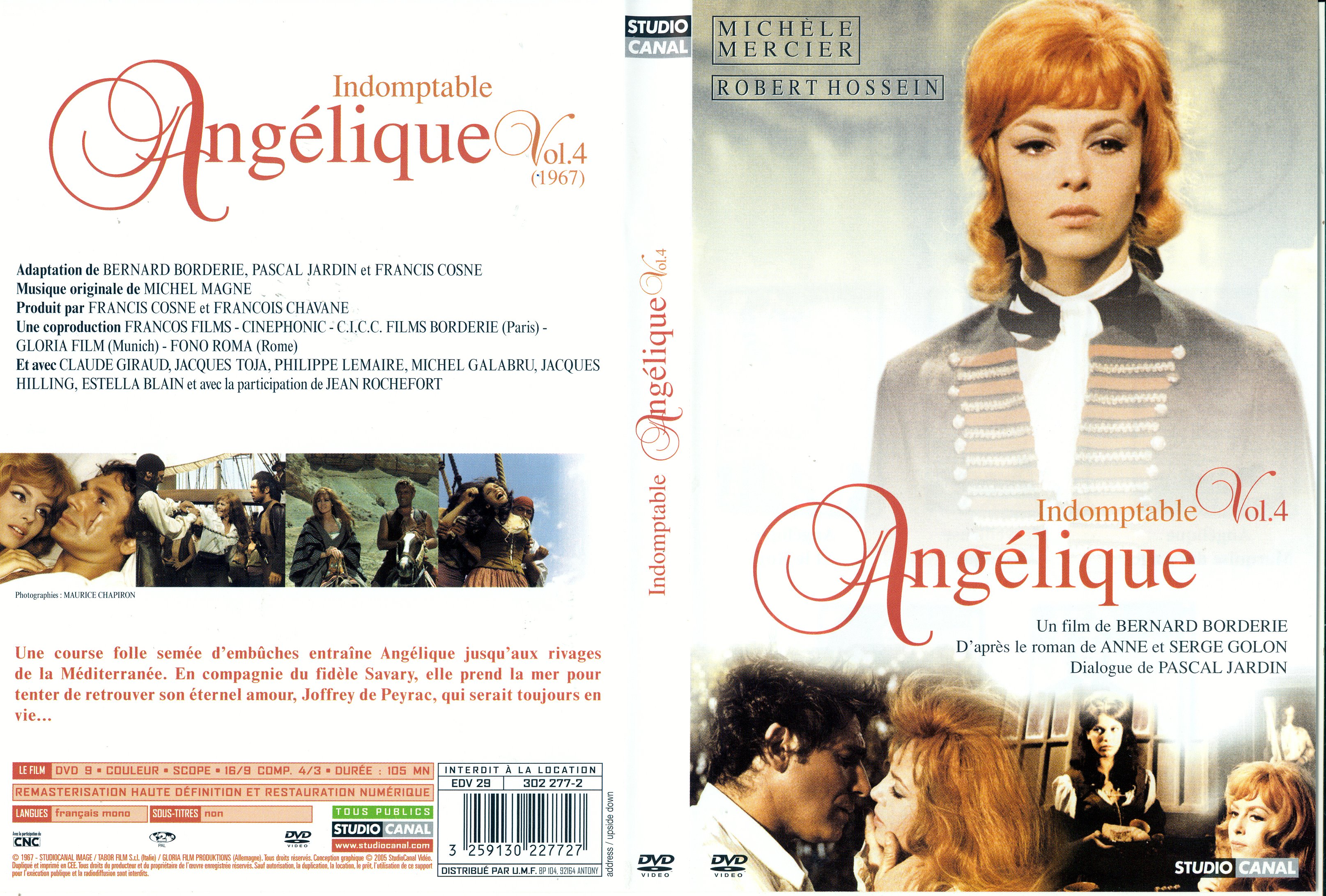 Jaquette Dvd De Angélique Indomptable Angélique V2 Cinéma Passion