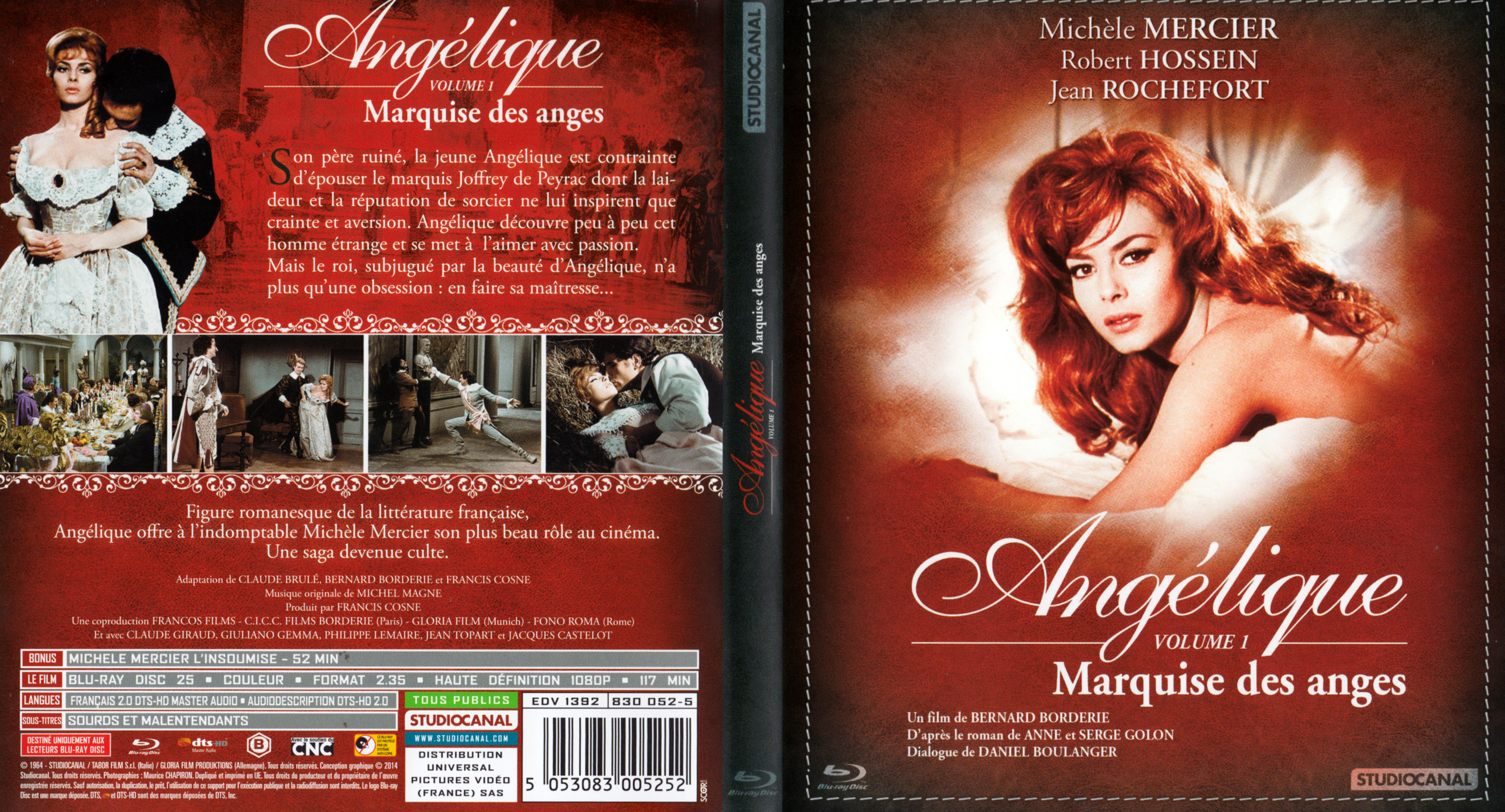 Jaquette DVD Anglique - Marquise des anges (BLU-RAY)