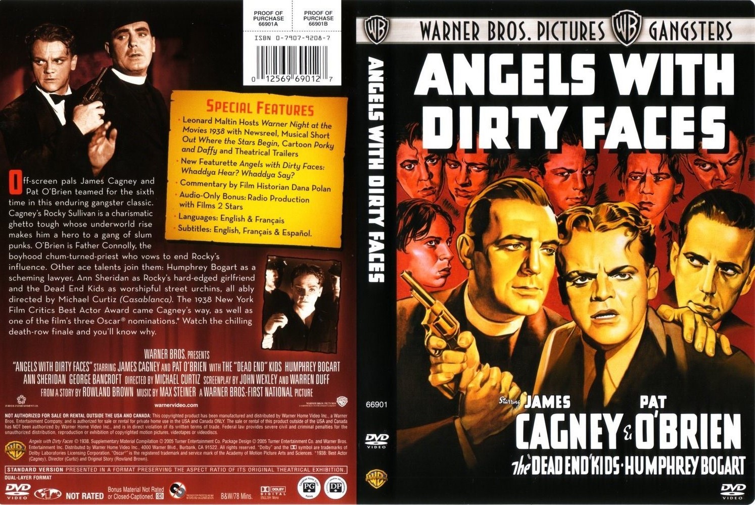 Jaquette DVD Angels With Dirty Faces (Canadienne)