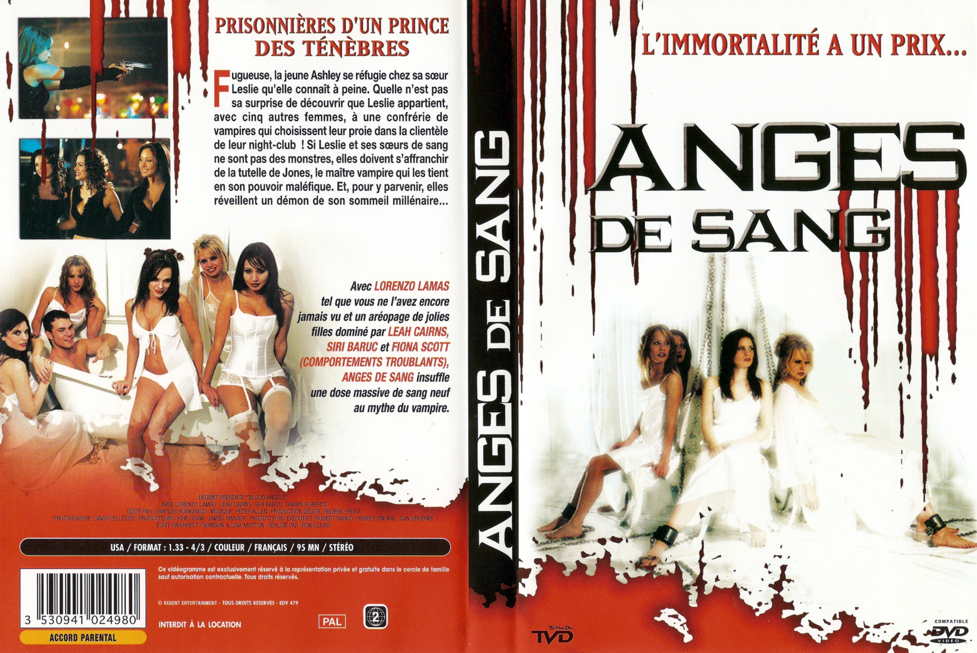 Jaquette DVD Anges de sang