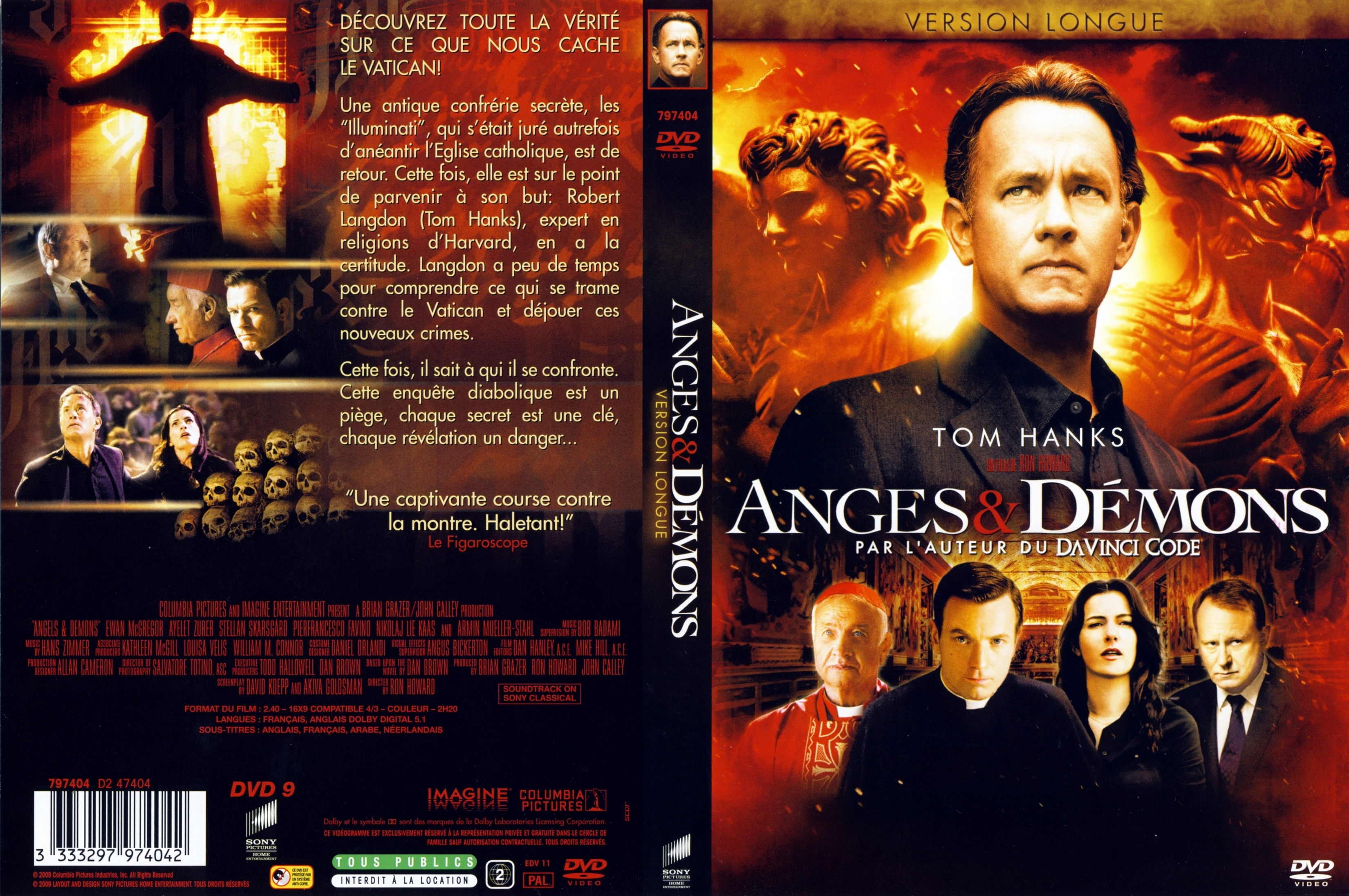 Jaquette DVD Anges et dmons
