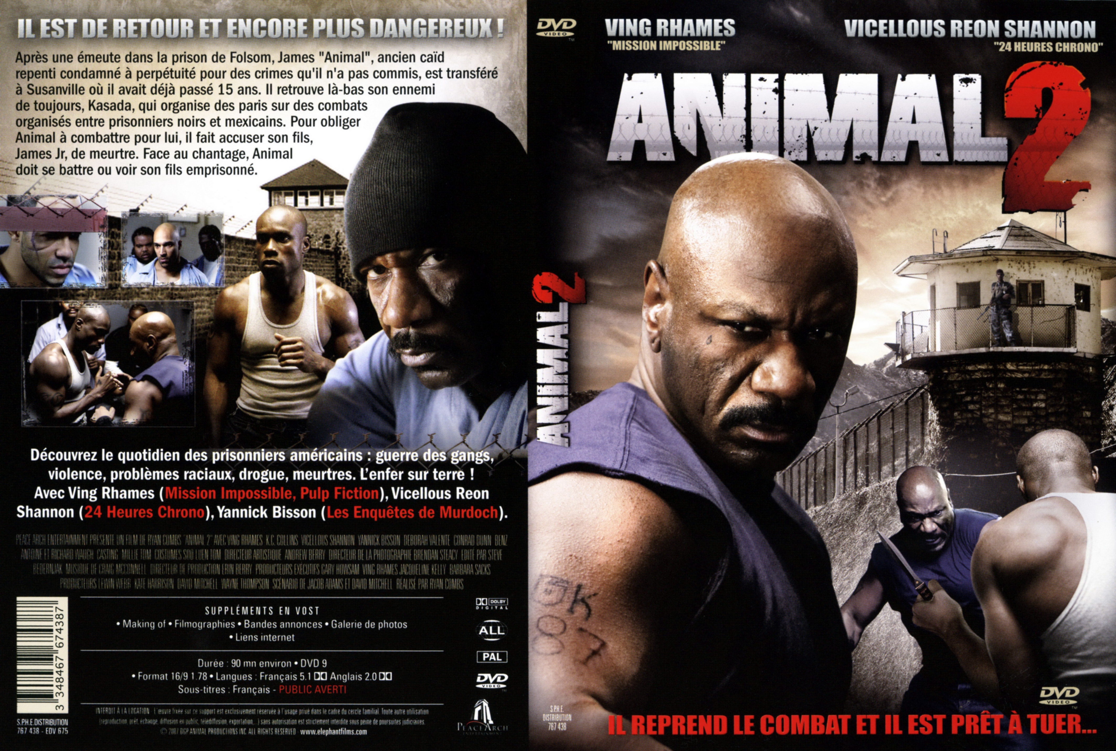 Jaquette DVD Animal 2