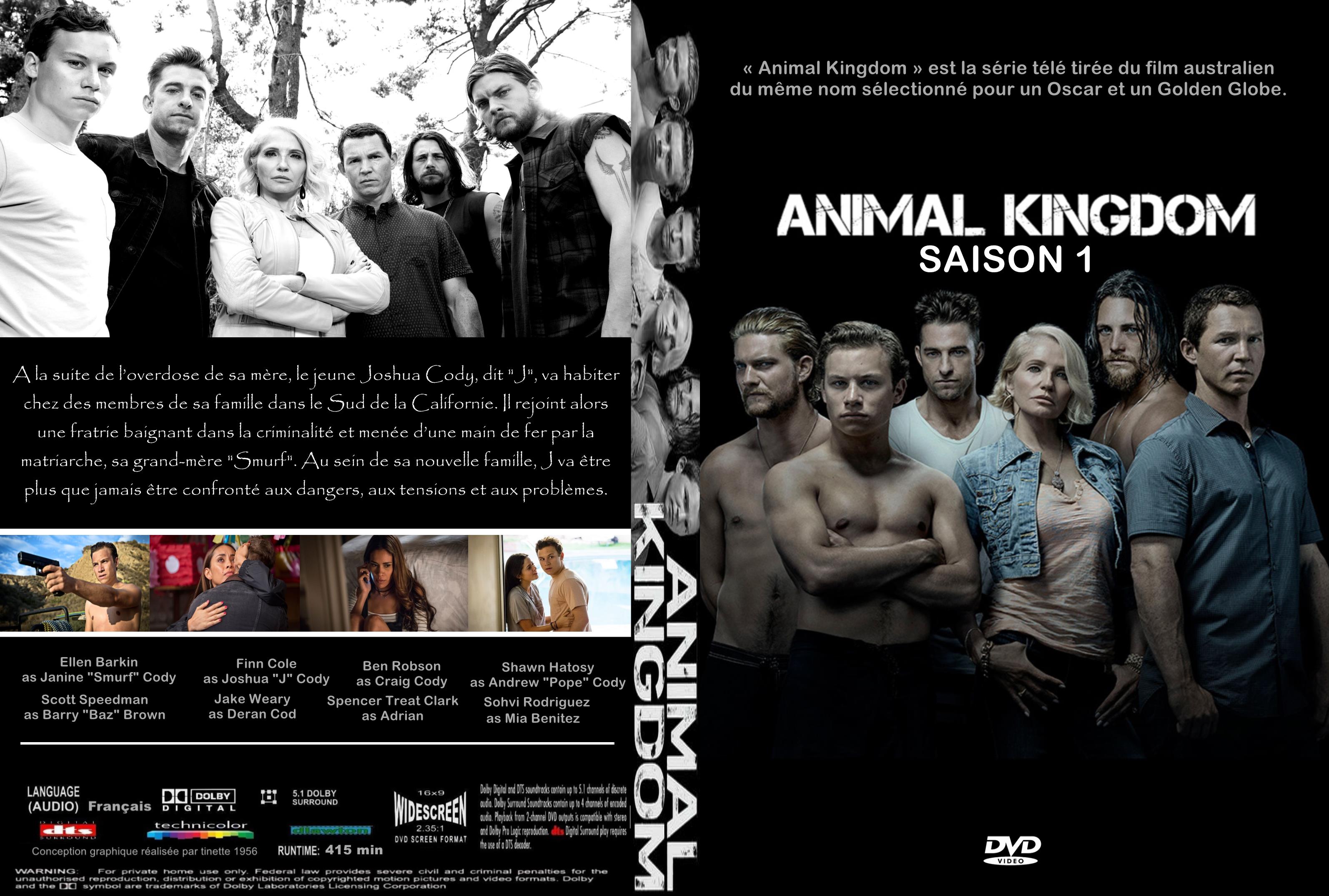 Jaquette DVD Animal Kingdom saison 1 custom