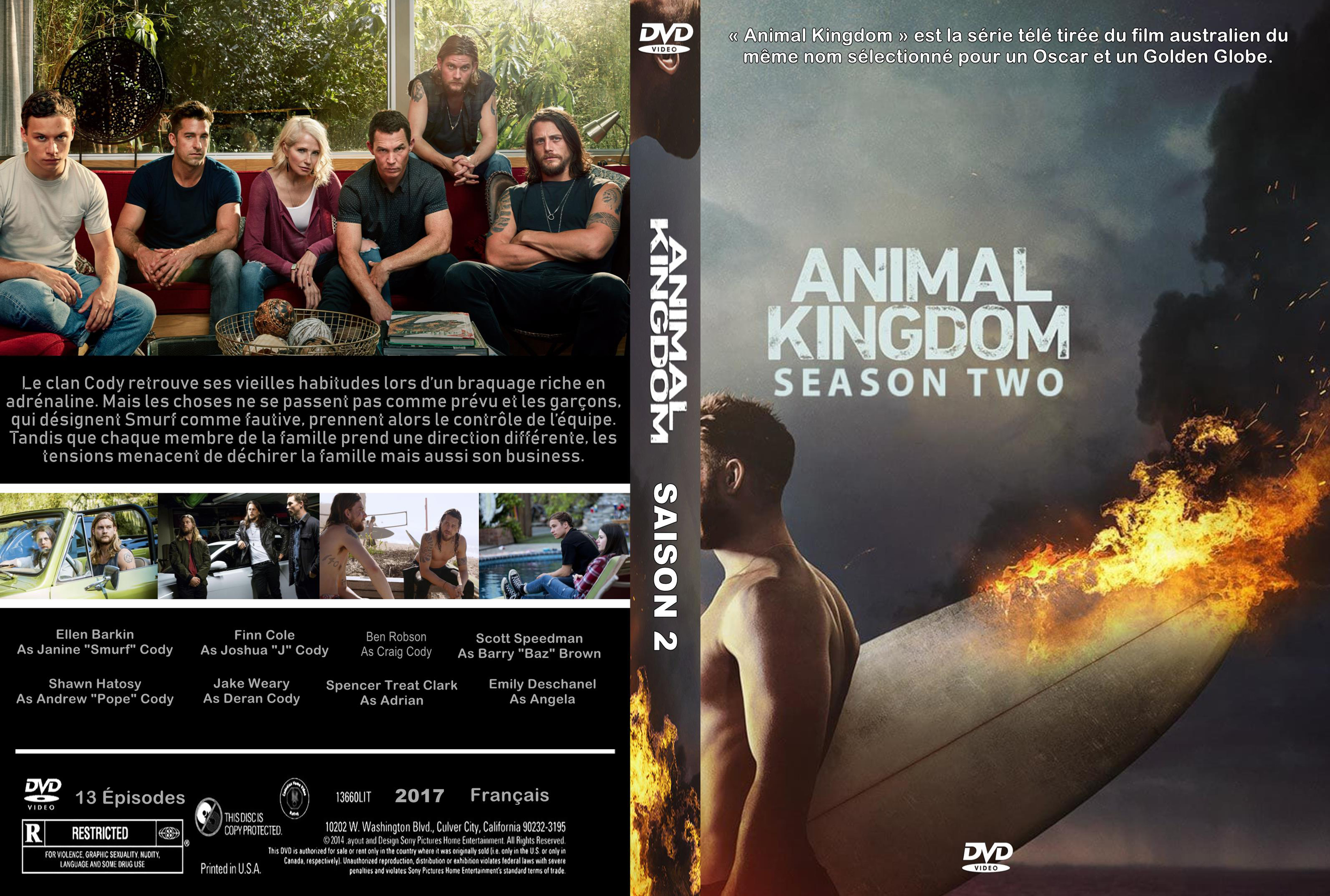 Jaquette DVD Animal Kingdom saison 2 custom