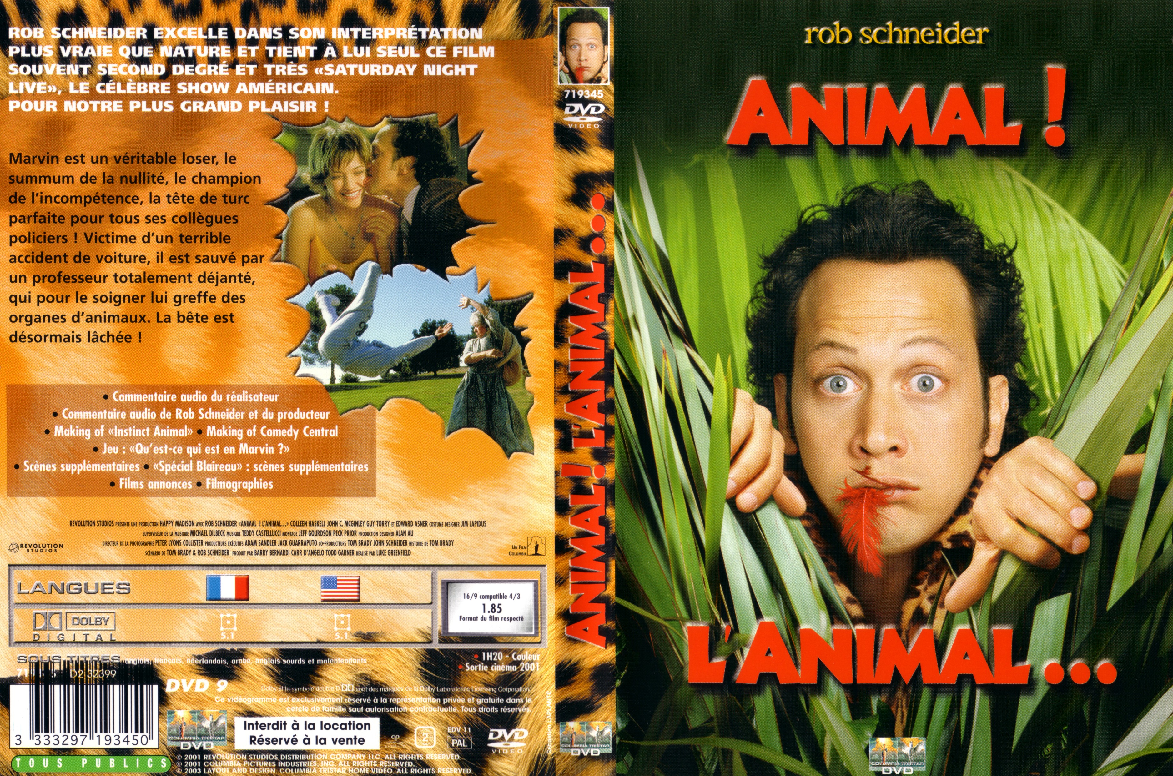 Jaquette DVD Animal l