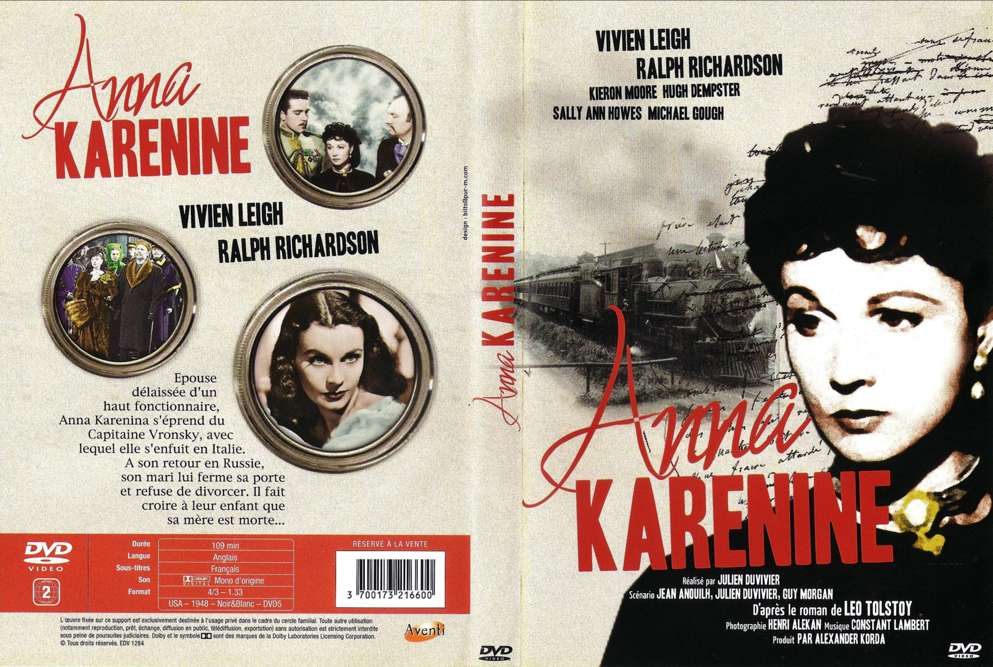 Jaquette DVD Anna Karenine (1948)