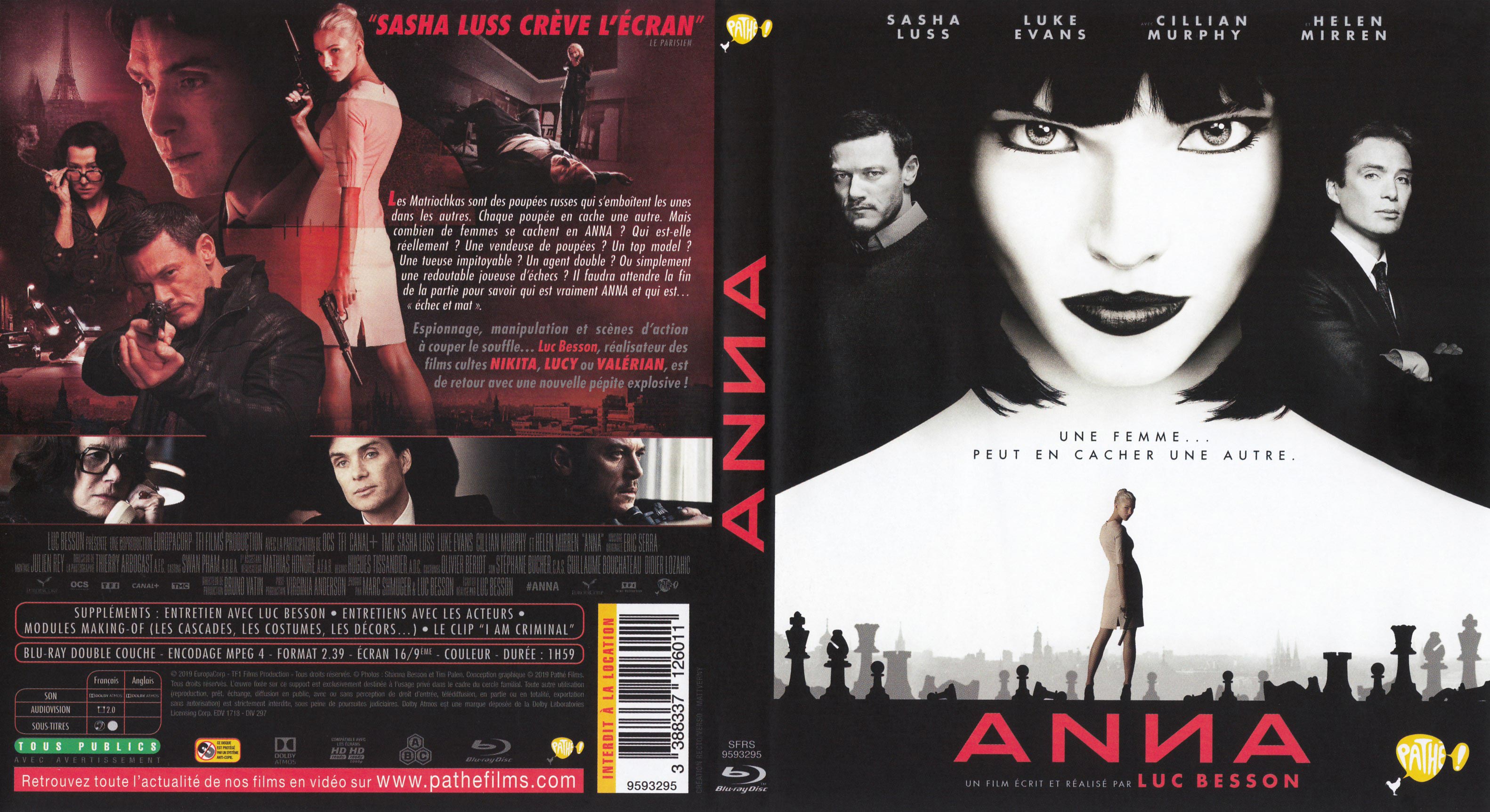 Jaquette DVD Anna (BLU-RAY)