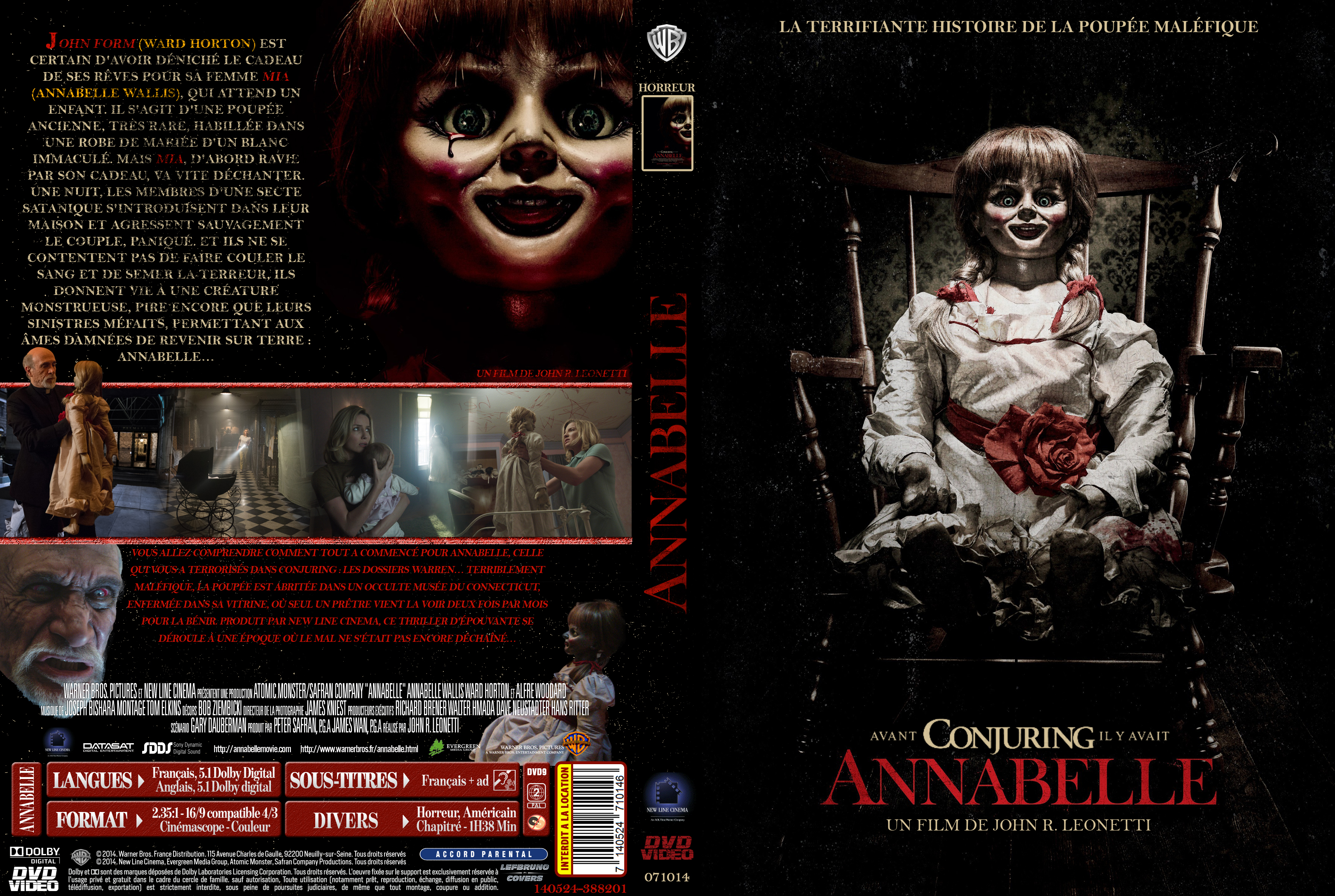 Jaquette DVD Annabelle custom