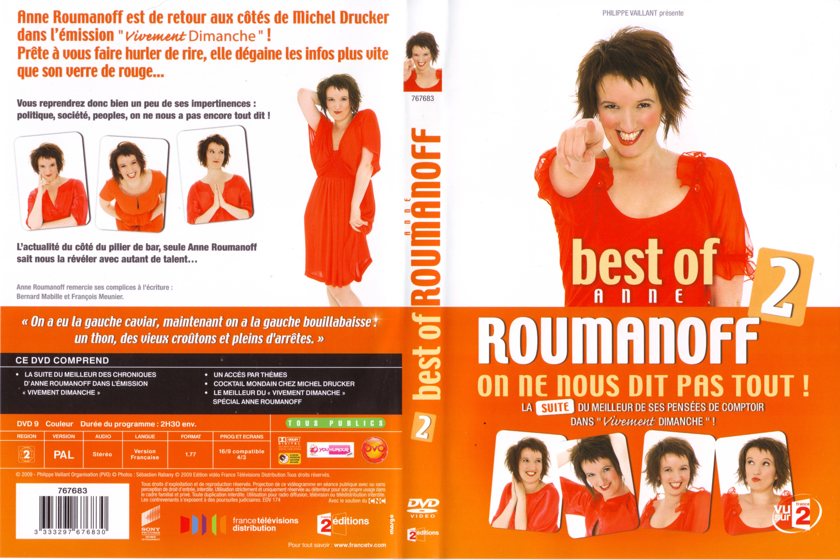 Jaquette DVD Anne Roumanoff - On ne nous dit pas tout 2