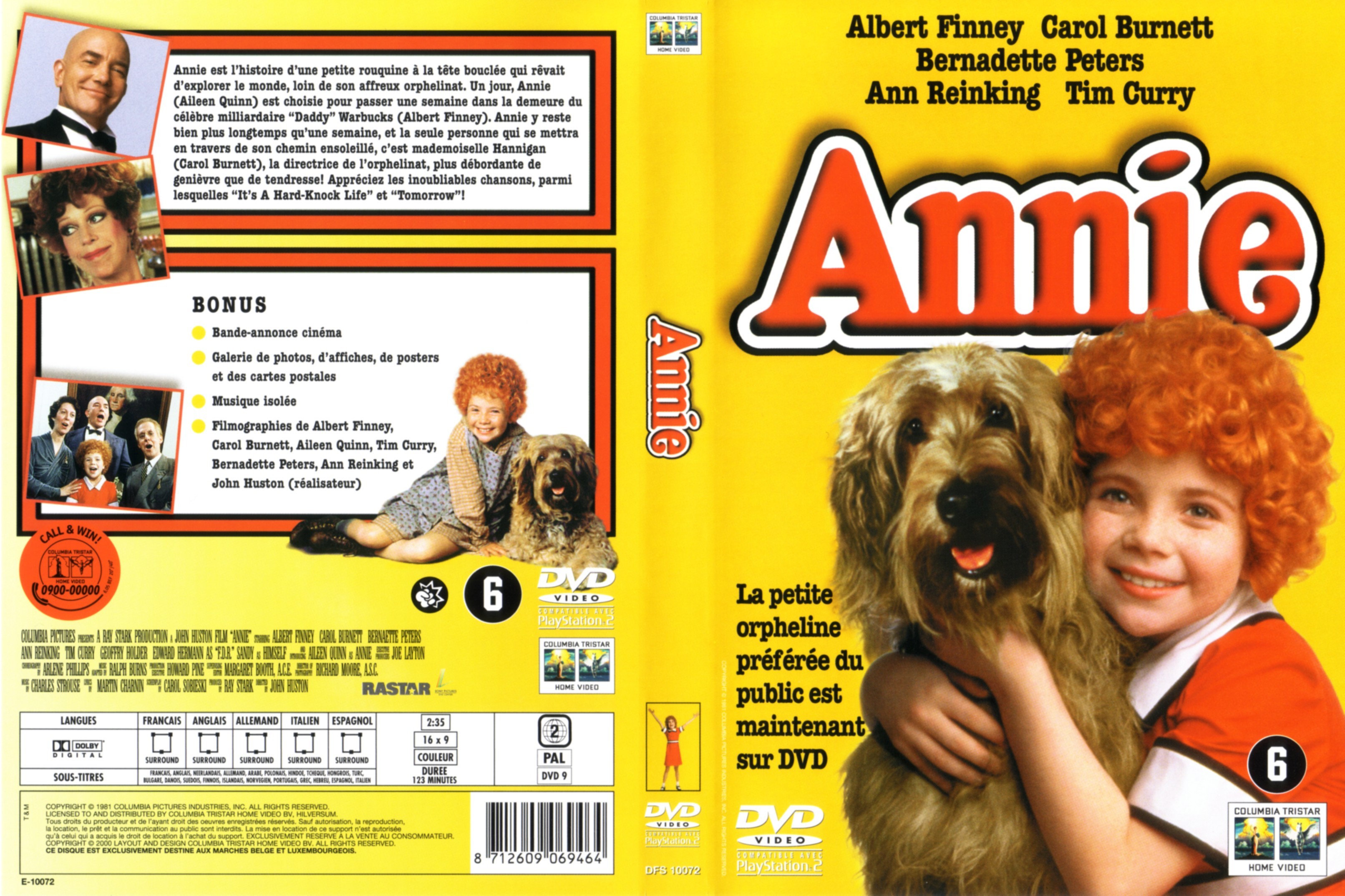 Jaquette DVD Annie