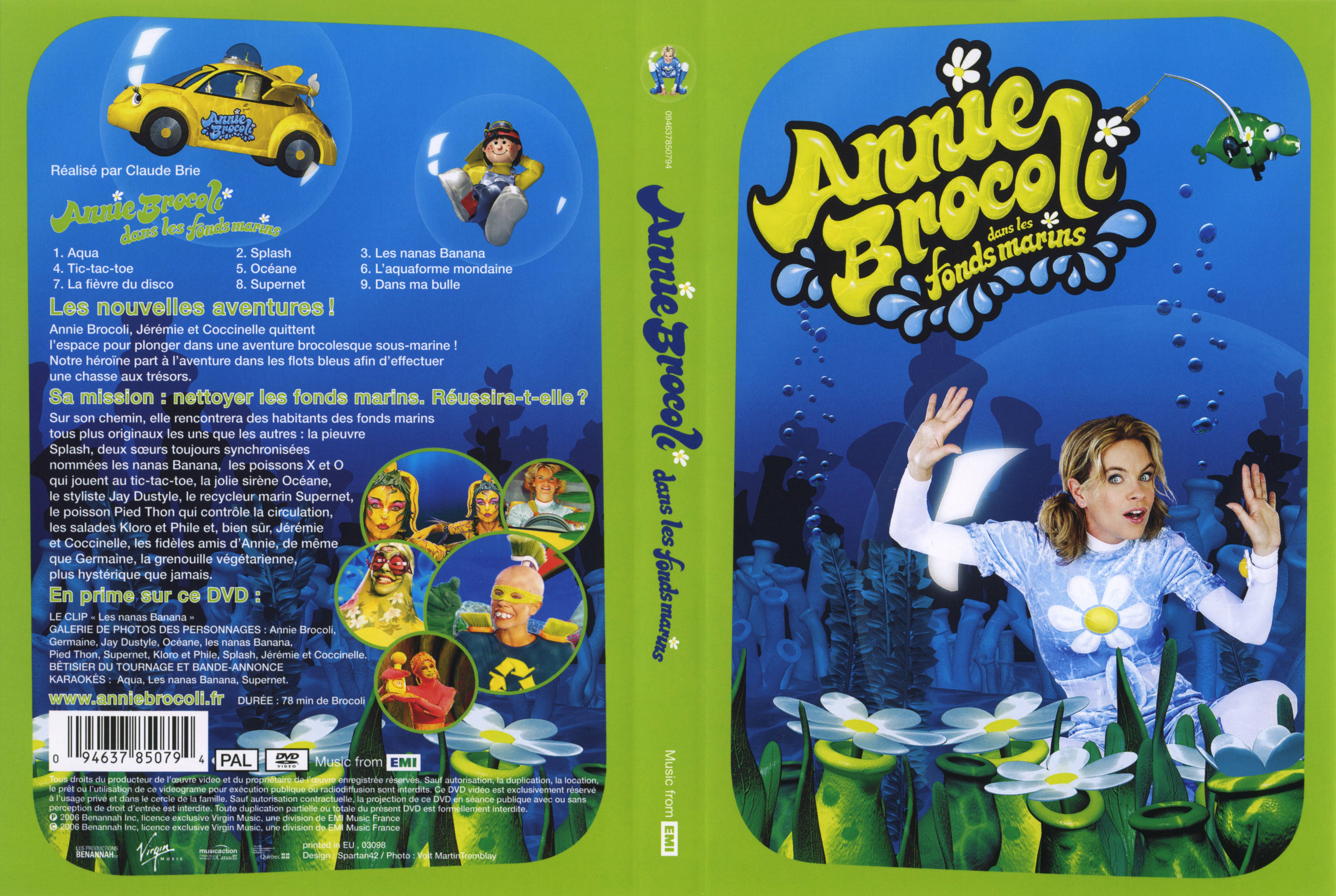 Jaquette DVD Annie Brocoli dans les fonds marins