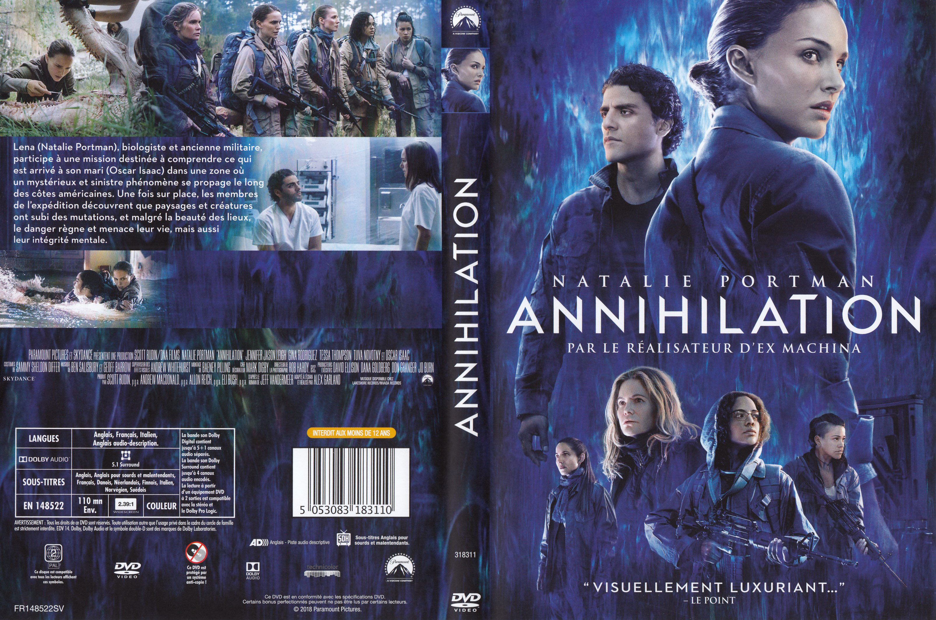 Jaquette DVD Annihilation