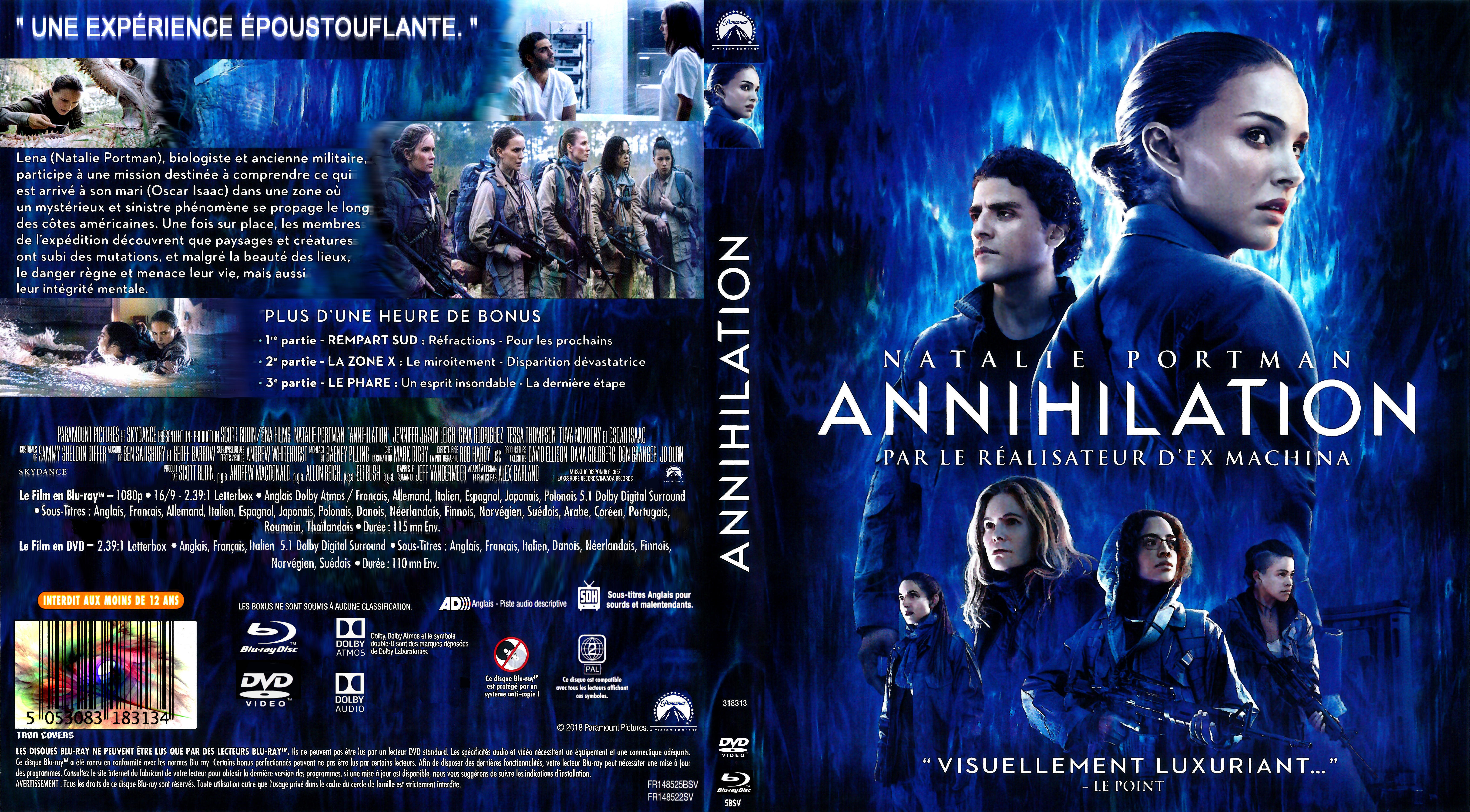 Jaquette DVD Annihilation custom (BLU-RAY)