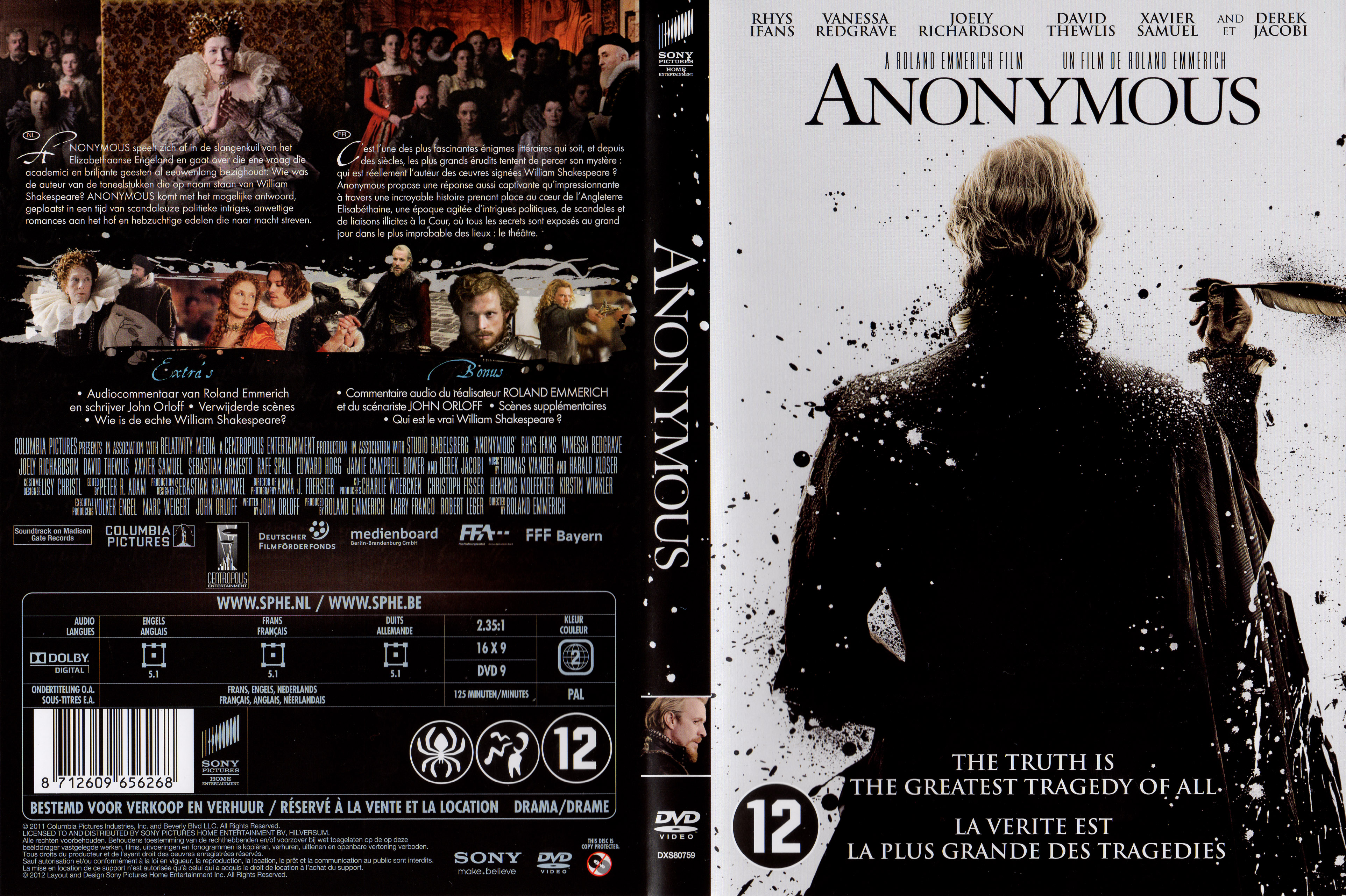 Jaquette DVD Anonymous