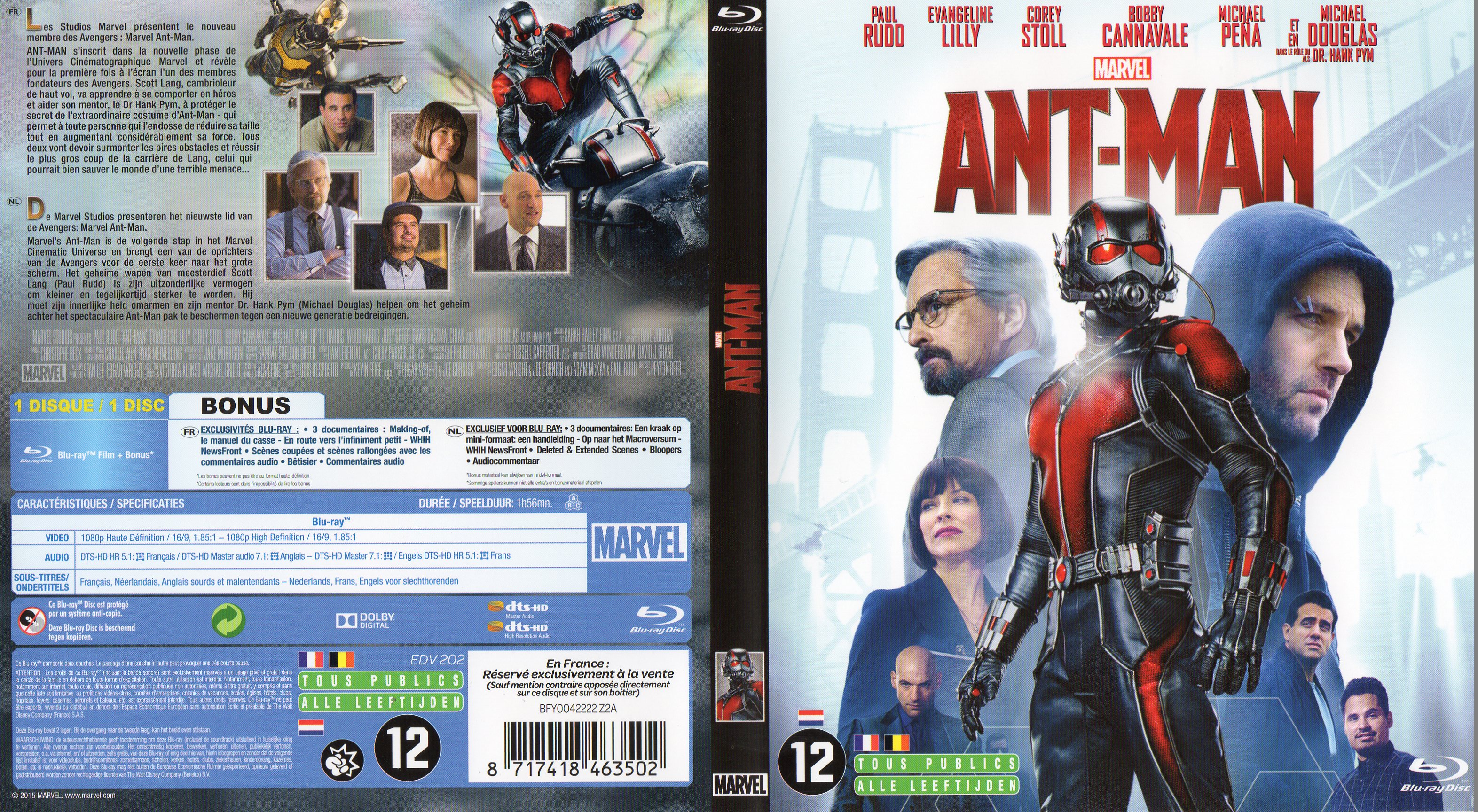 Jaquette DVD Ant-man (BLU-RAY)