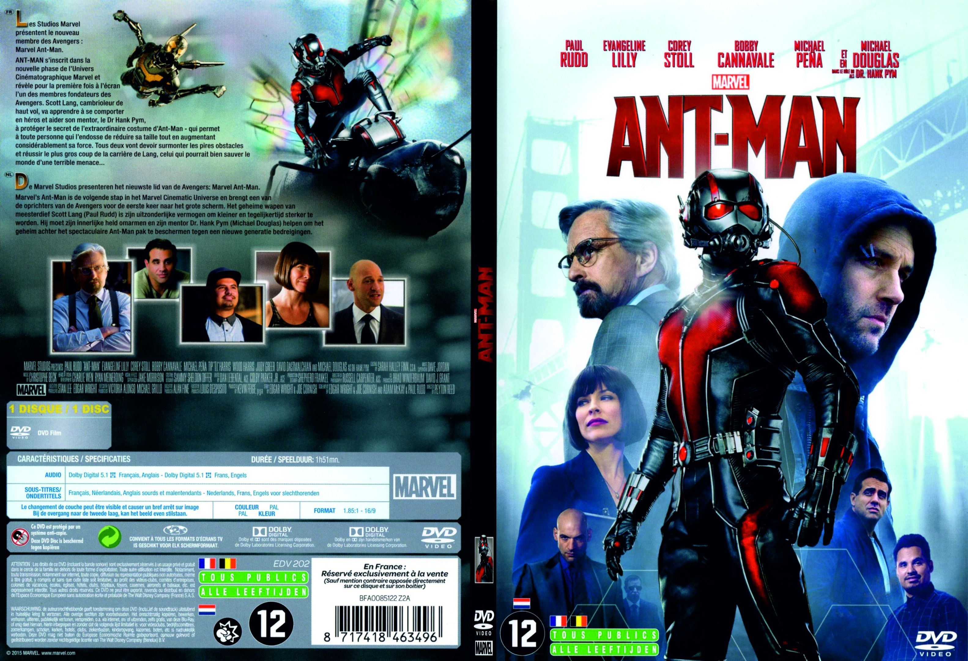 Jaquette DVD Ant-man - SLIM