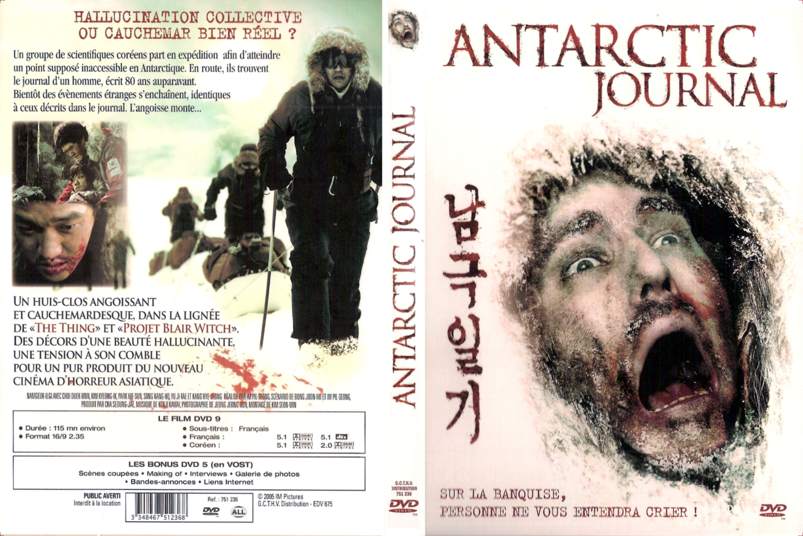 Jaquette DVD Antartic journal