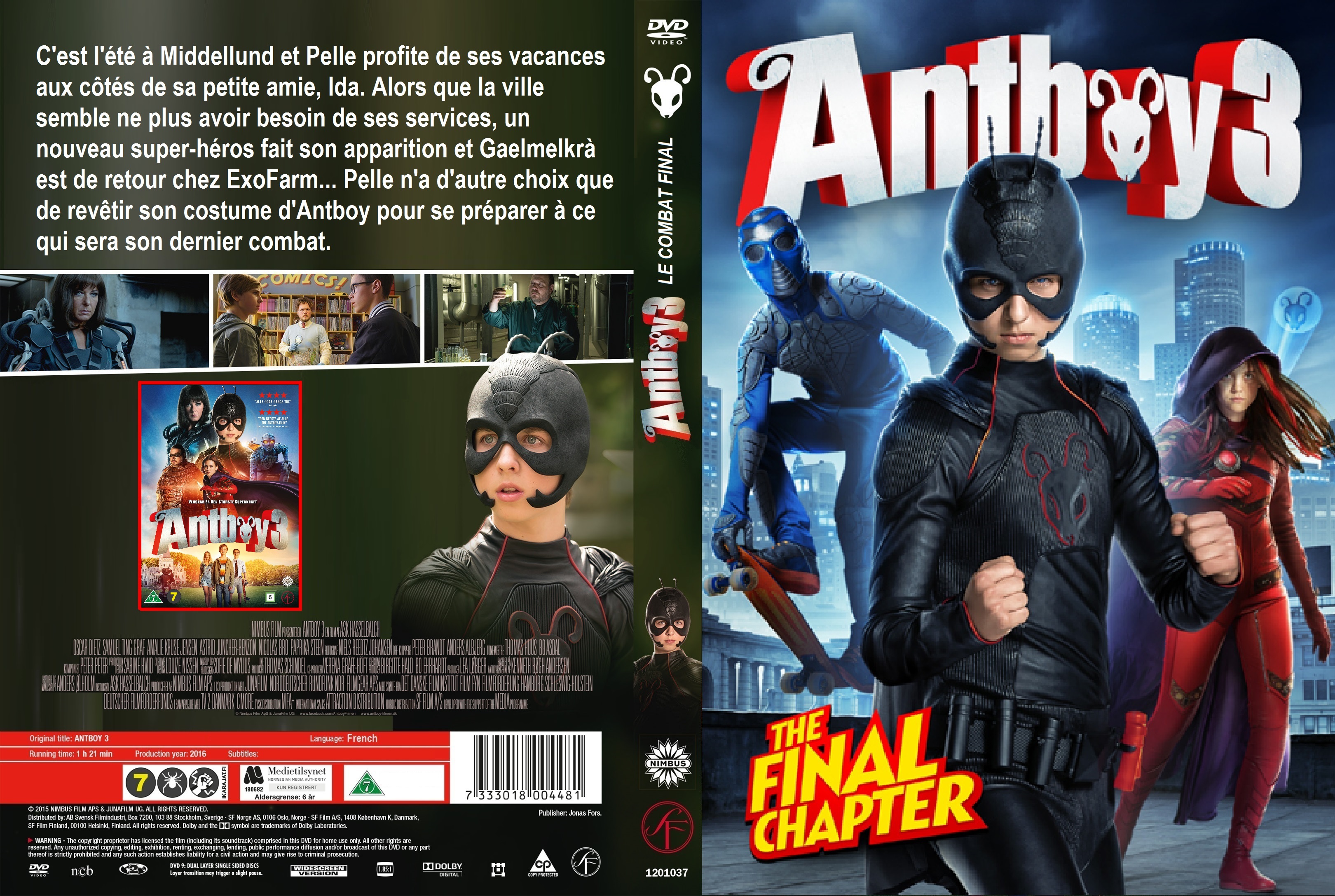 Jaquette DVD Antboy 3 custom