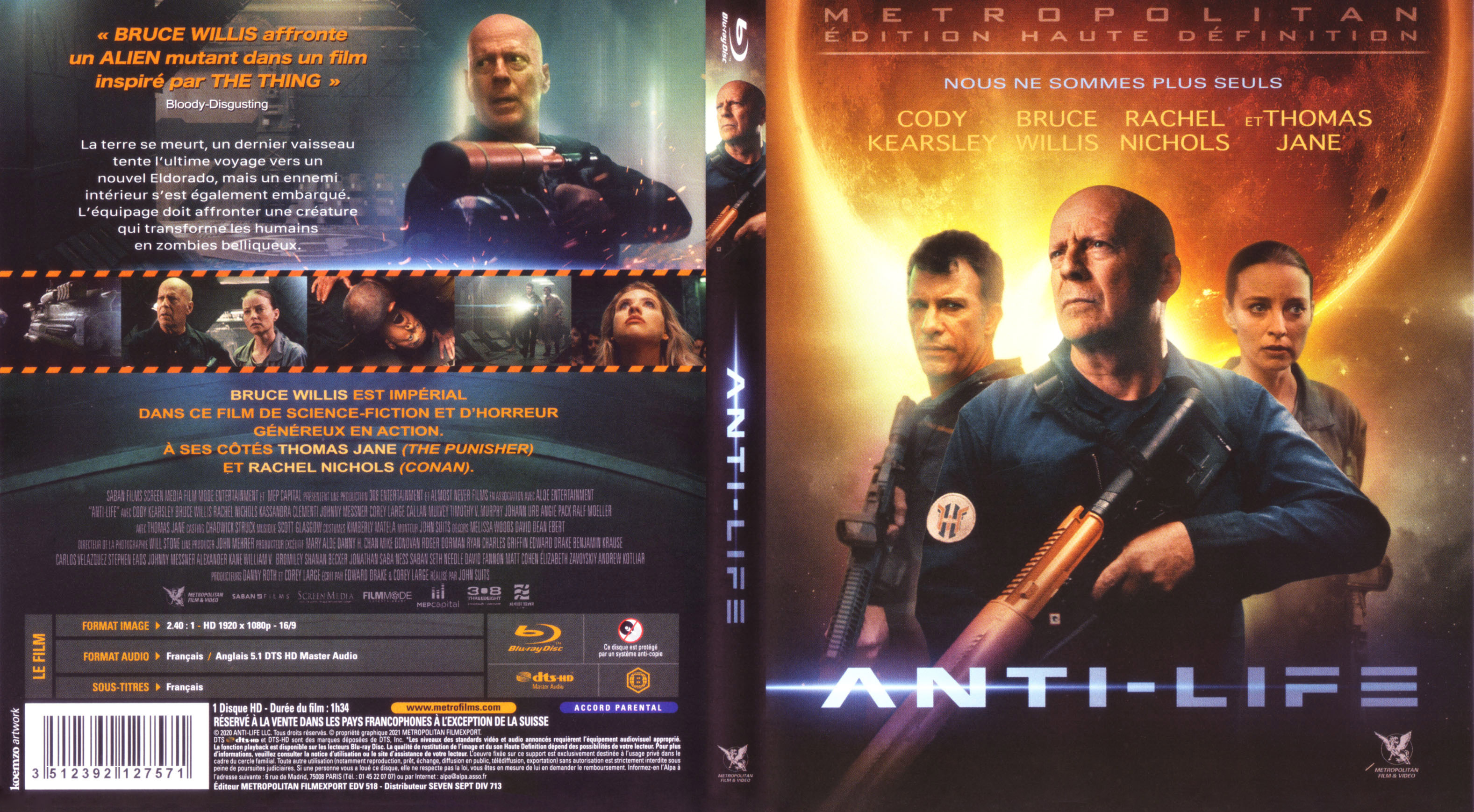 Jaquette DVD Anti-life (BLU-RAY)