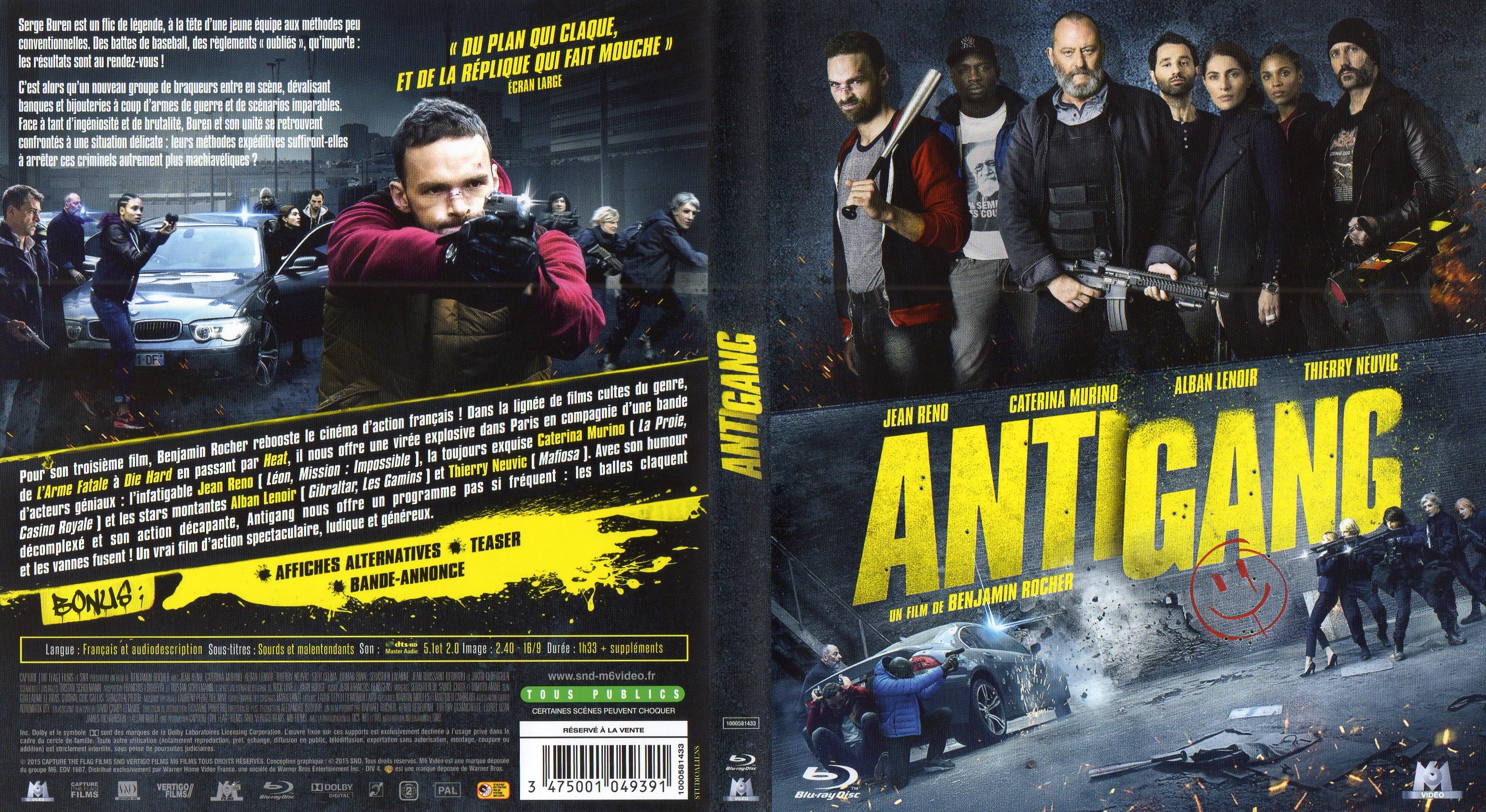 Jaquette DVD Antigang (BLU-RAY)