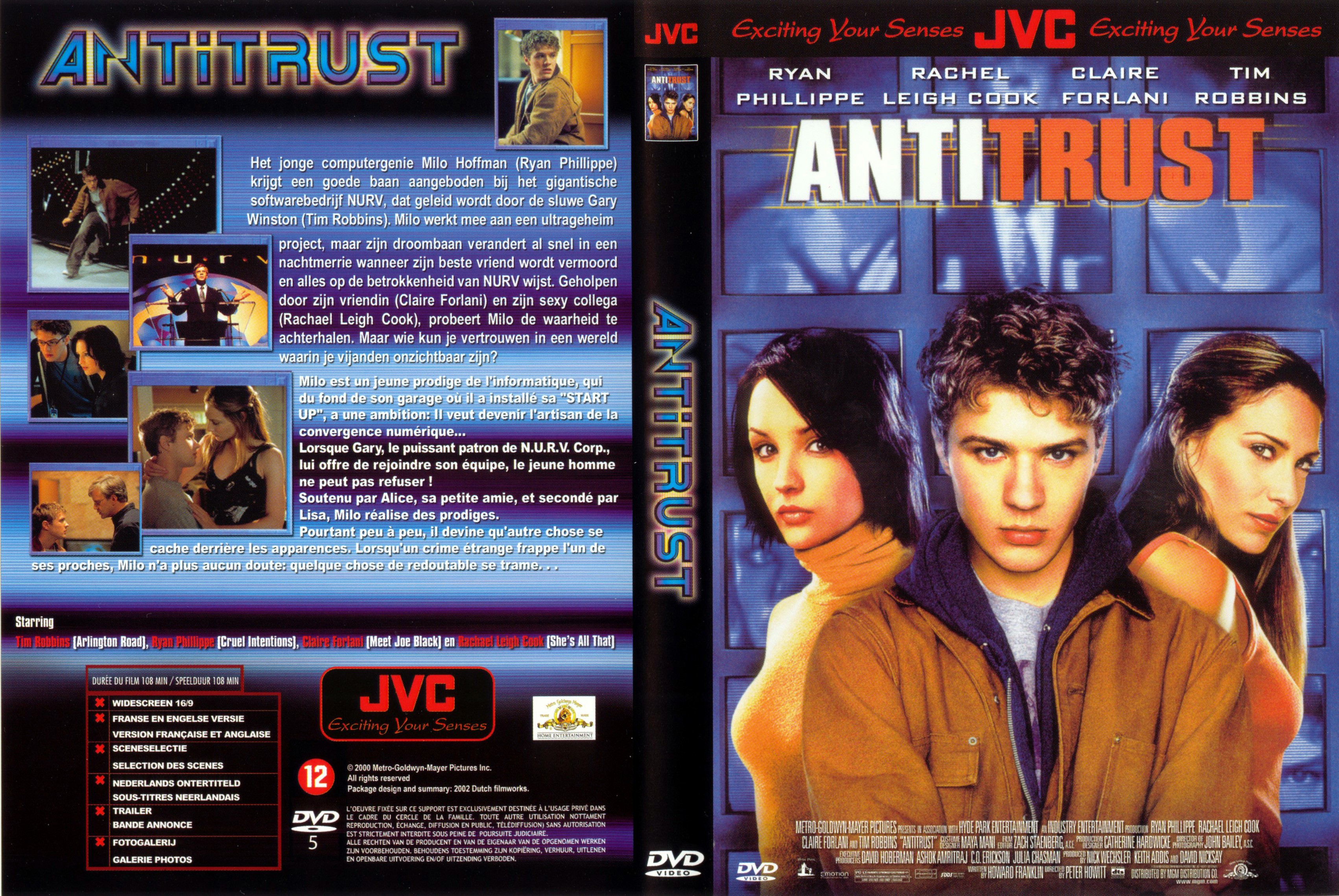 Jaquette DVD Antitrust v2