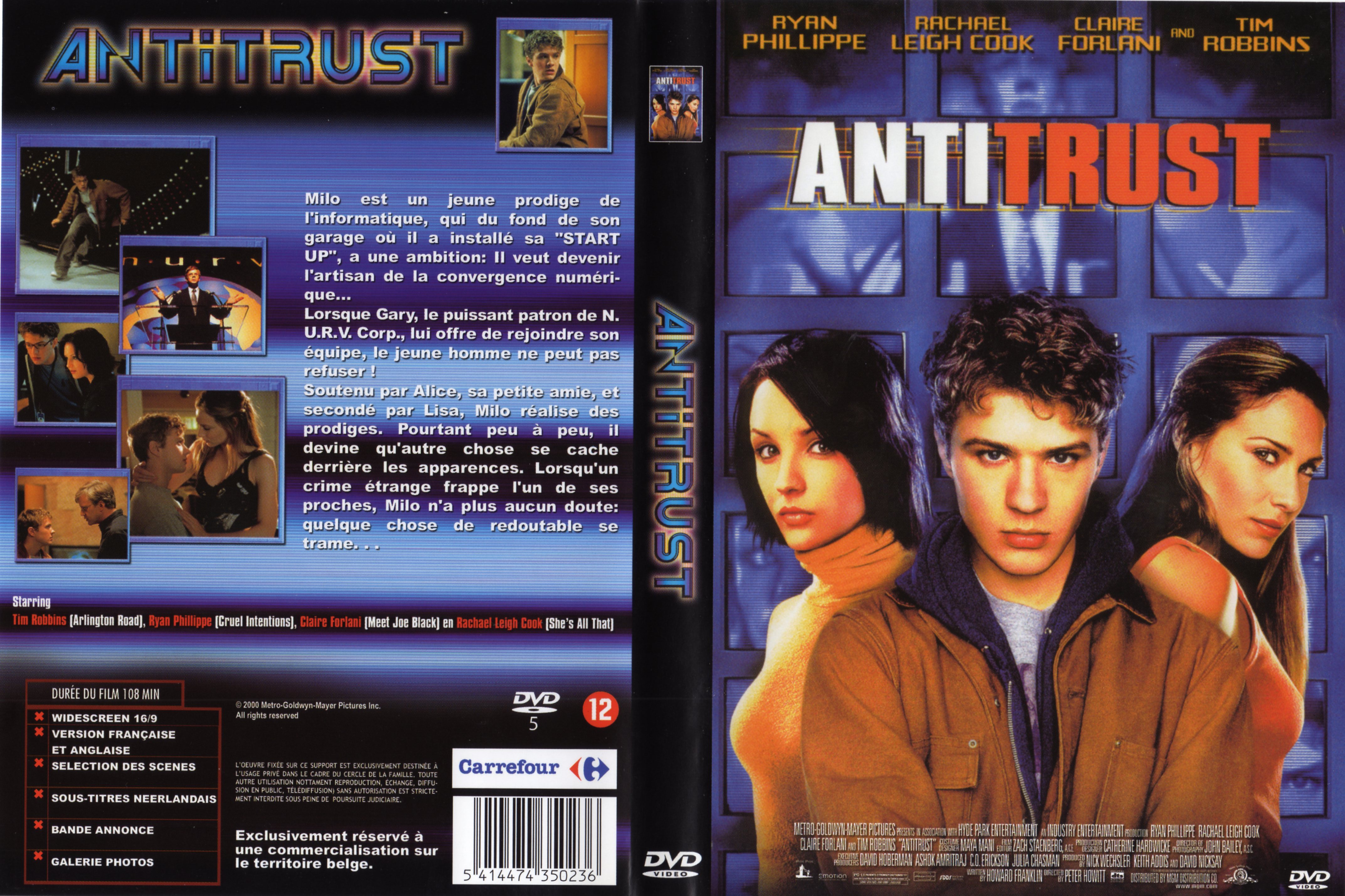 Jaquette DVD Antitrust v3