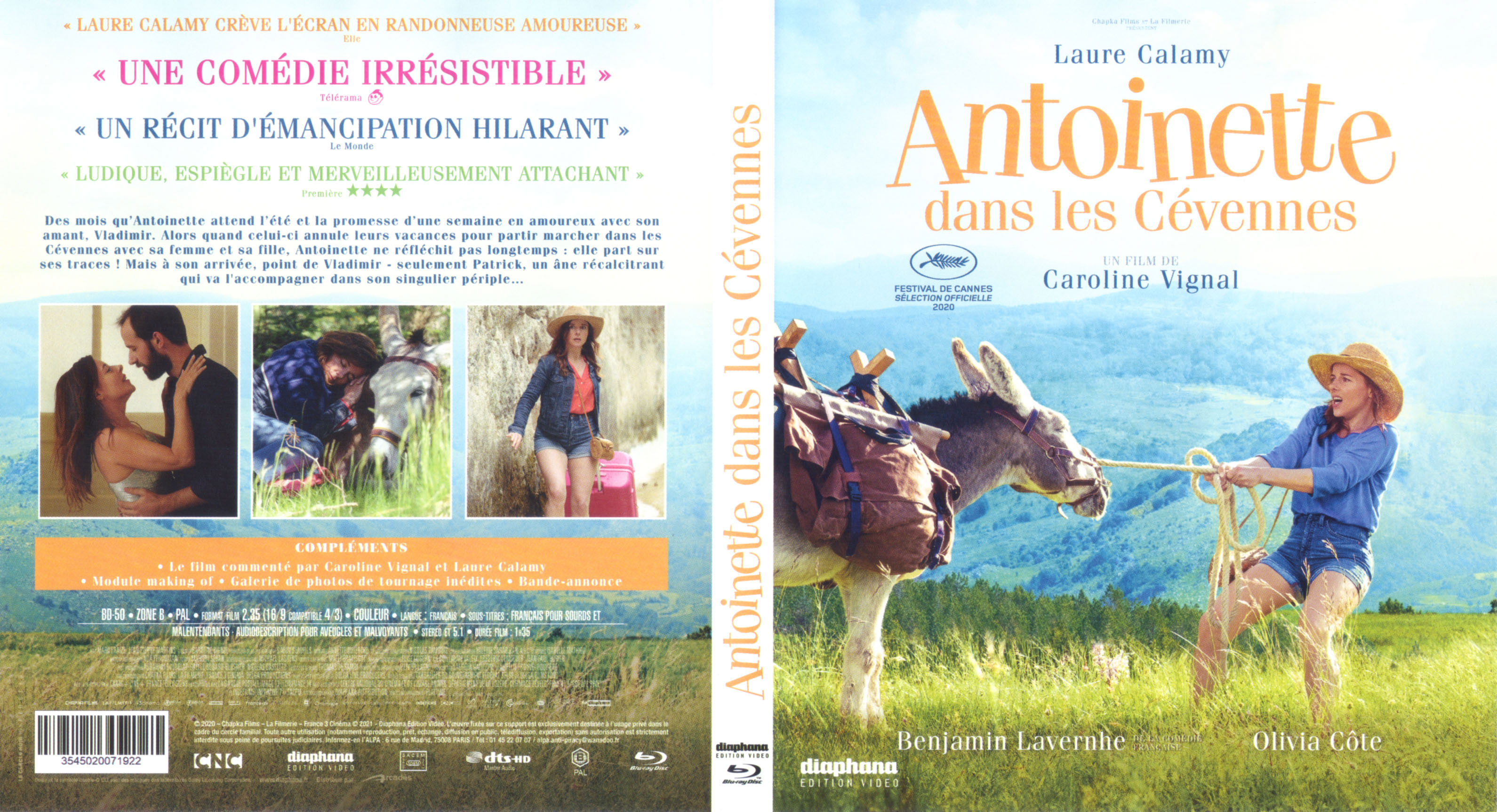 Jaquette DVD Antoinette dans les Cvennes (BLU-RAY)