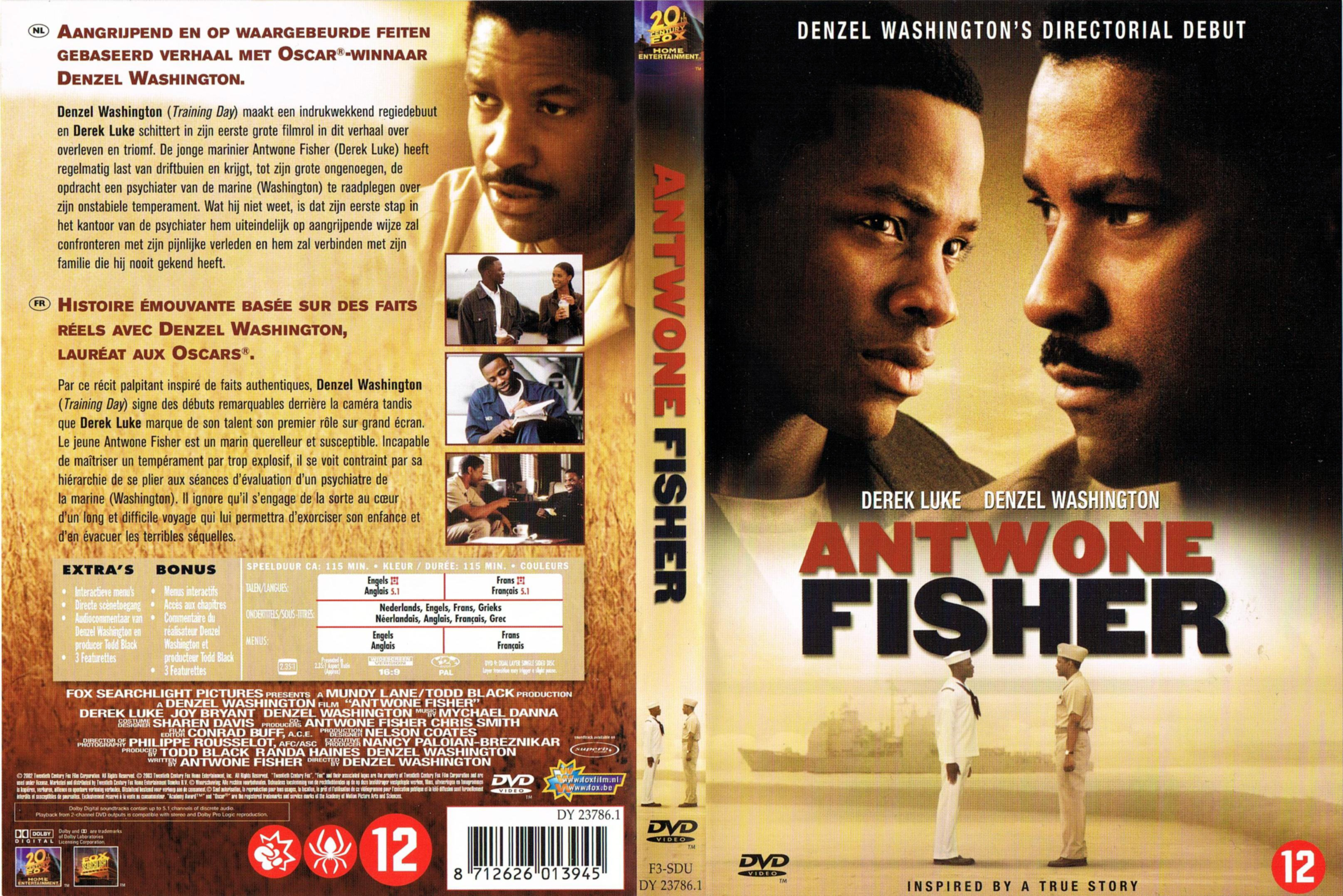 Jaquette DVD Antwone Fisher v2