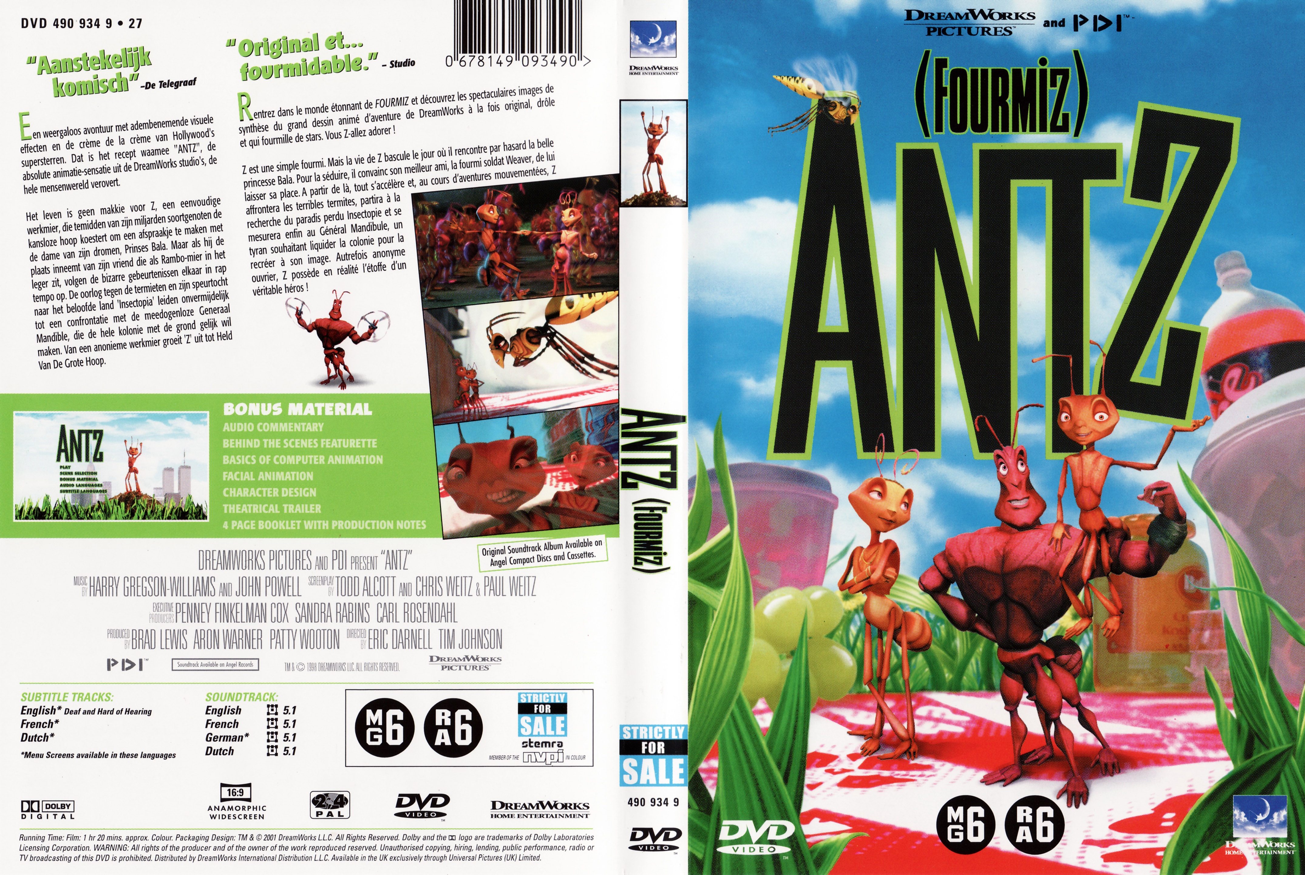 Jaquette DVD Antz