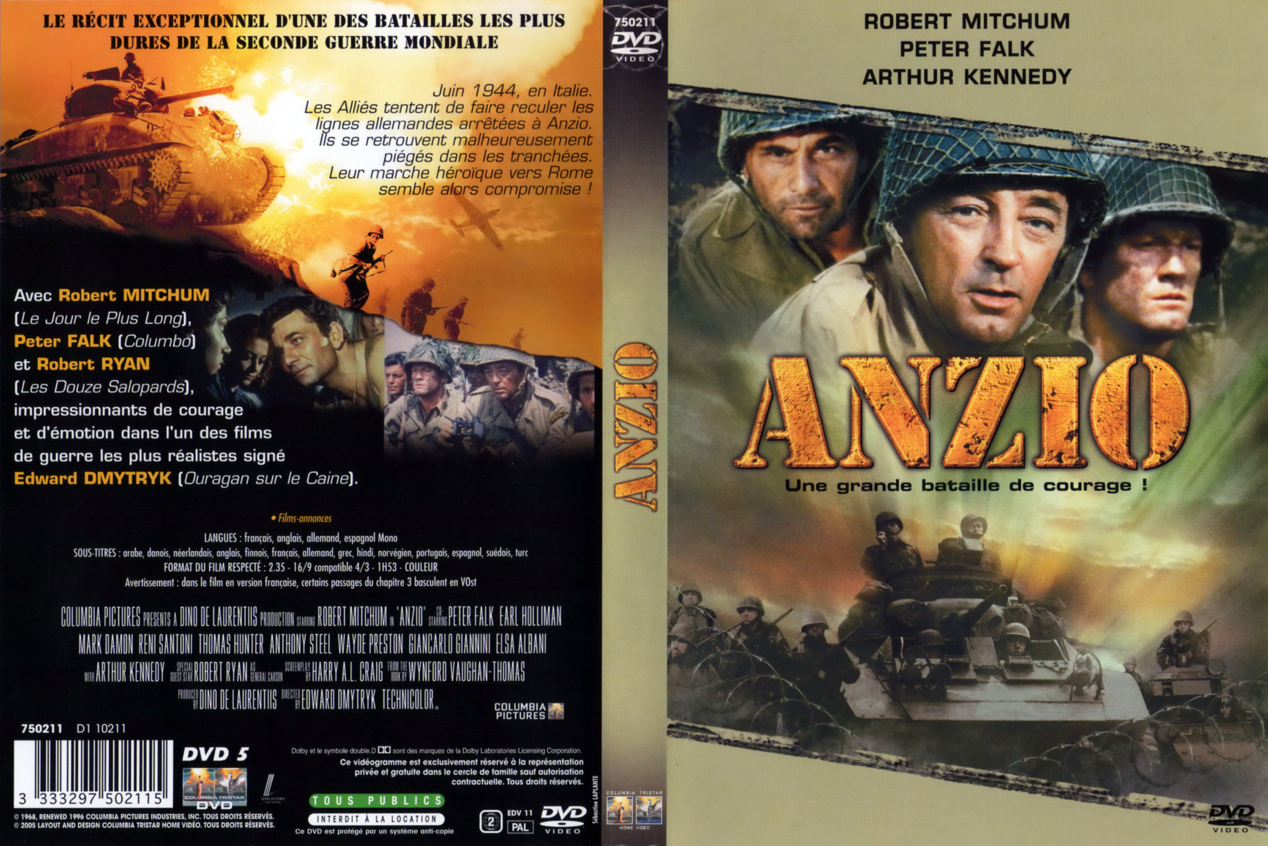 Jaquette DVD Anzio v3