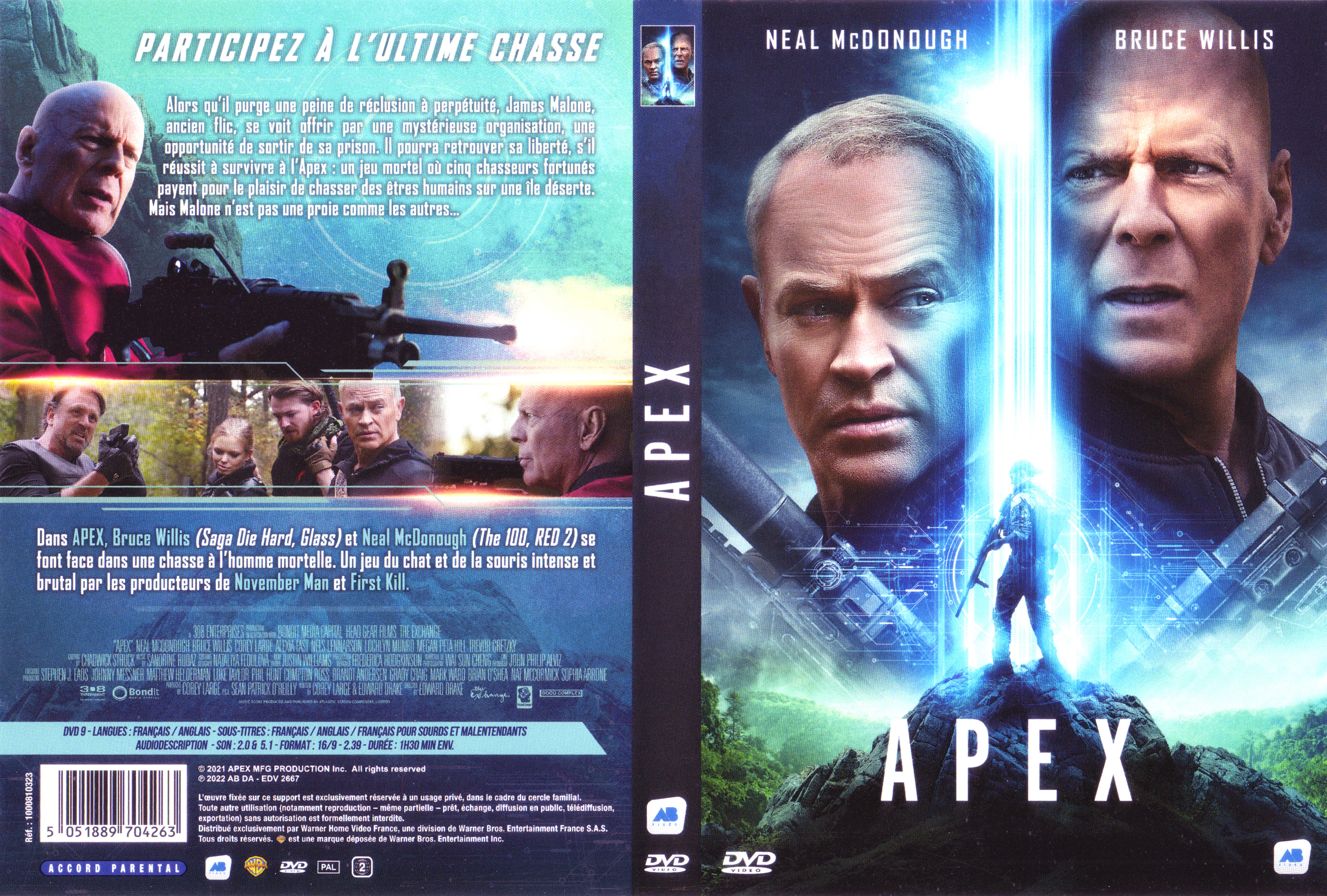 Jaquette DVD Apex (2022)