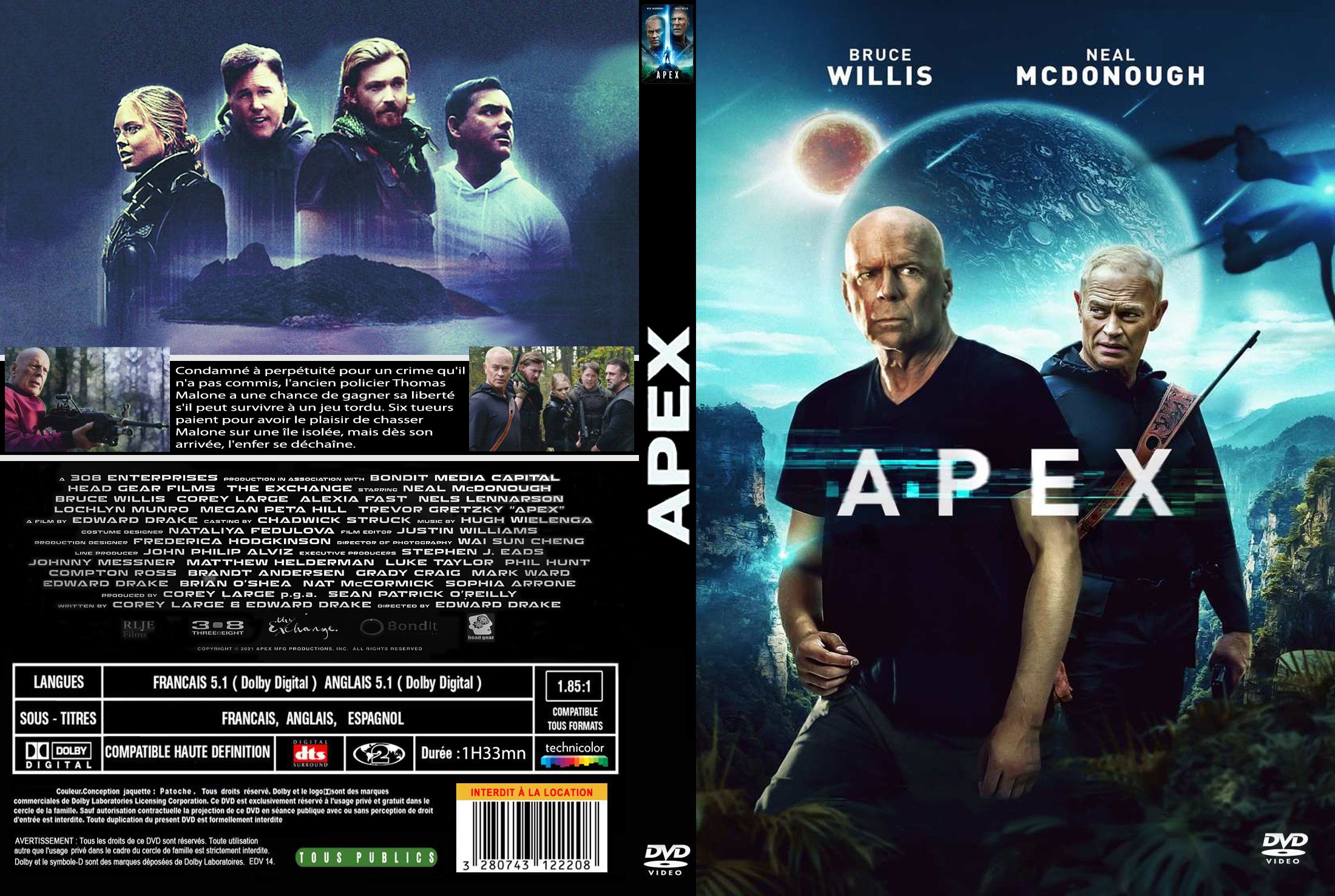 Jaquette DVD Apex custom