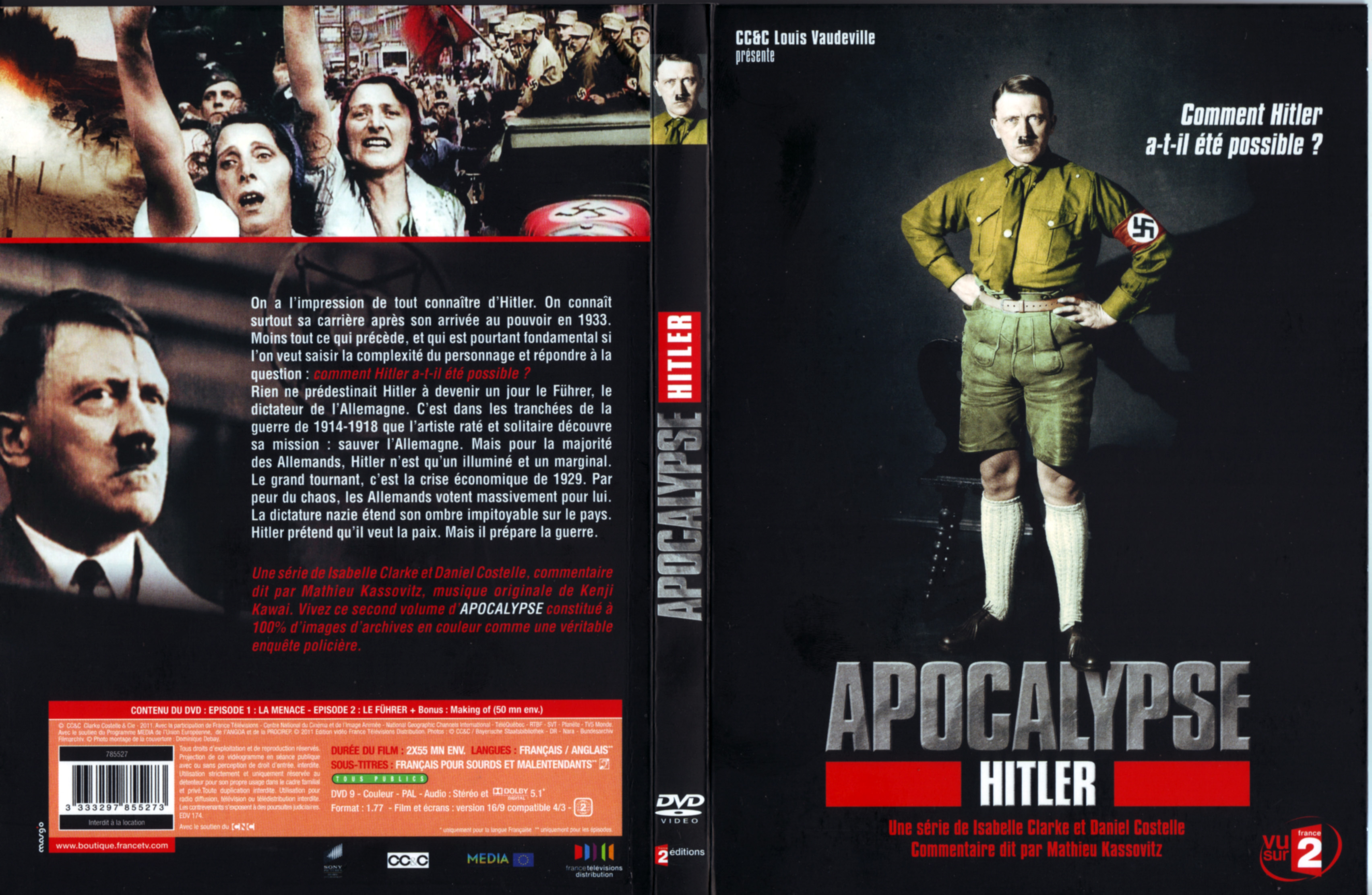 Jaquette DVD Apocalypse Hitler