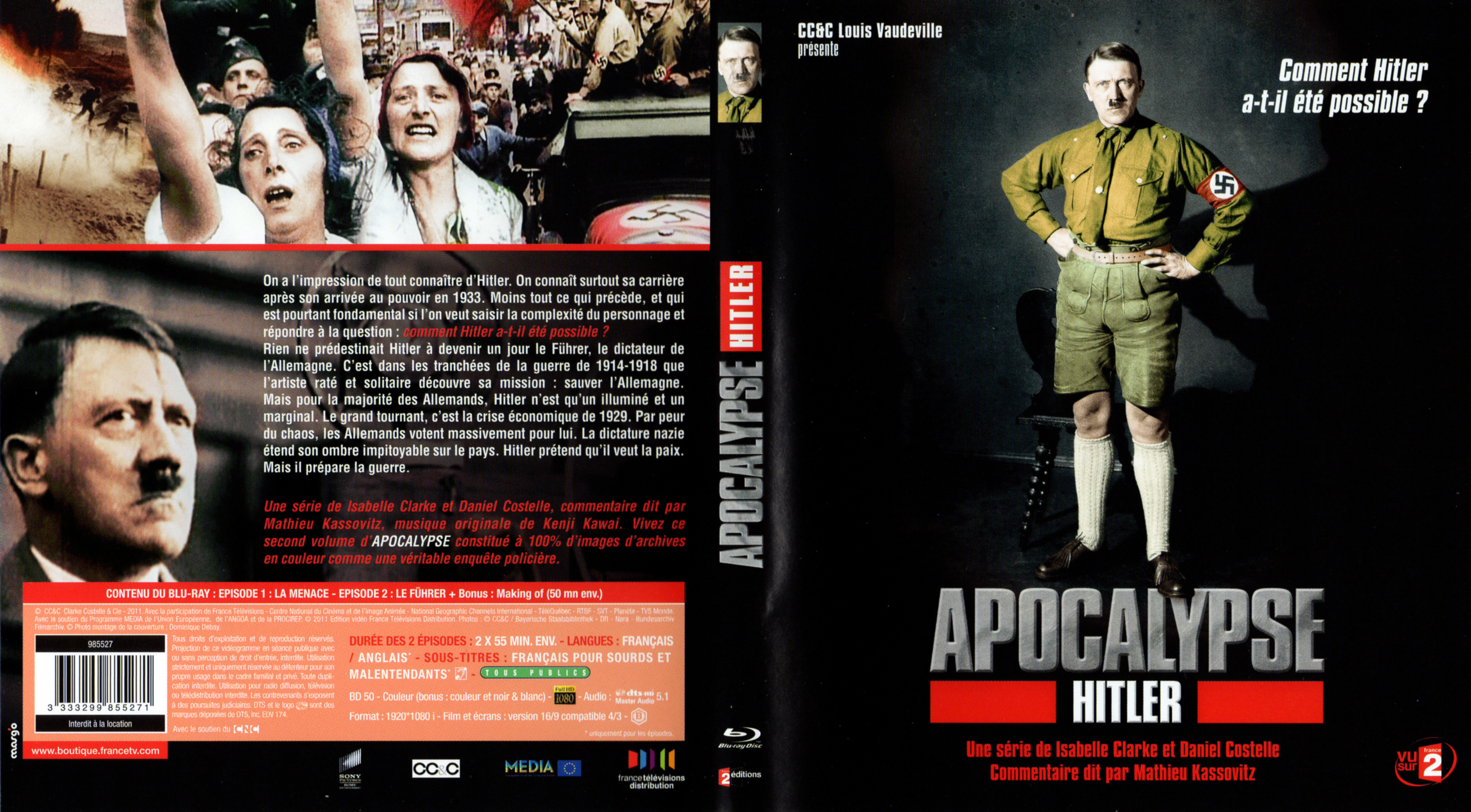 Jaquette DVD Apocalypse Hitler (BLU-RAY)