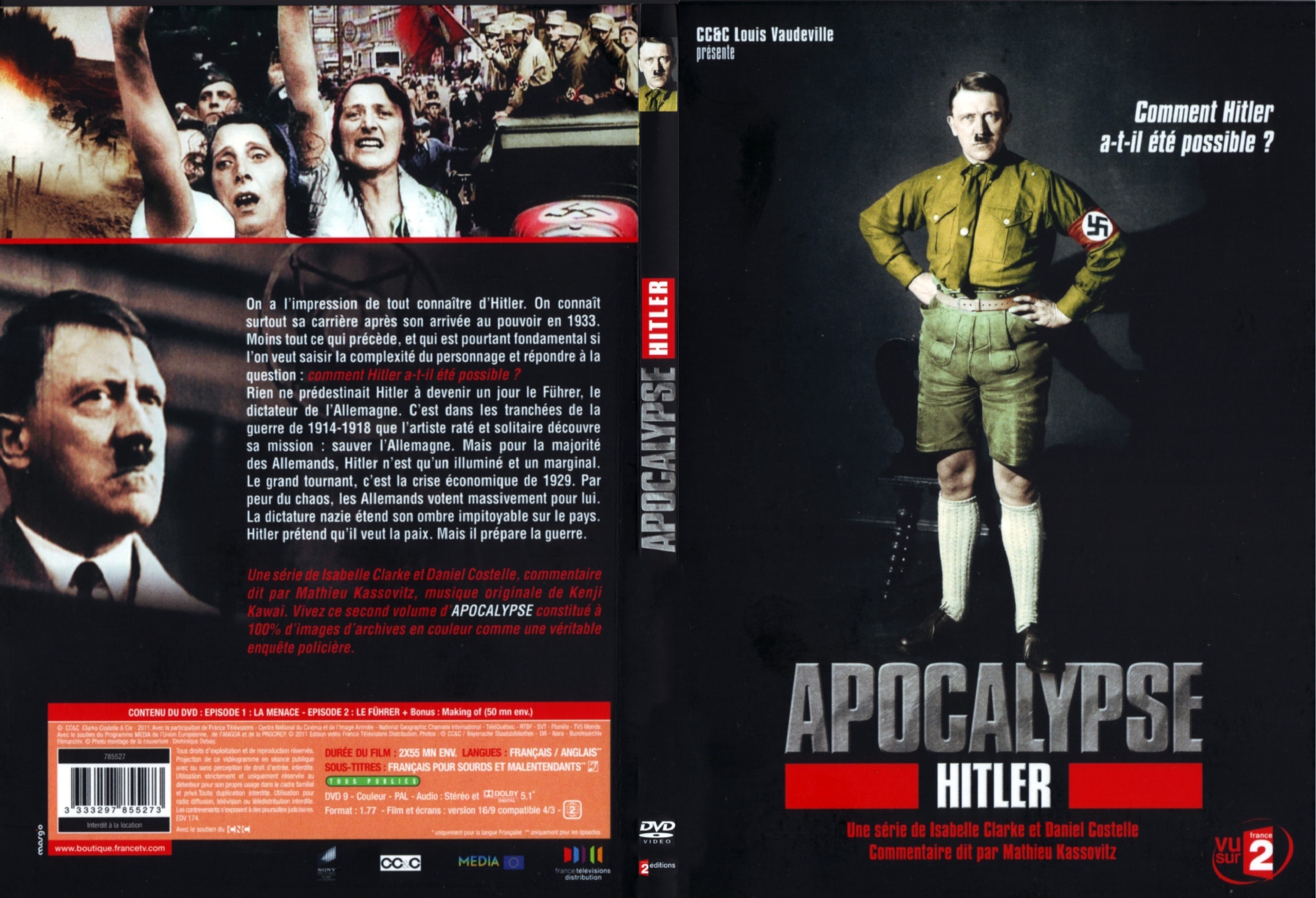 Jaquette DVD Apocalypse Hitler - SLIM