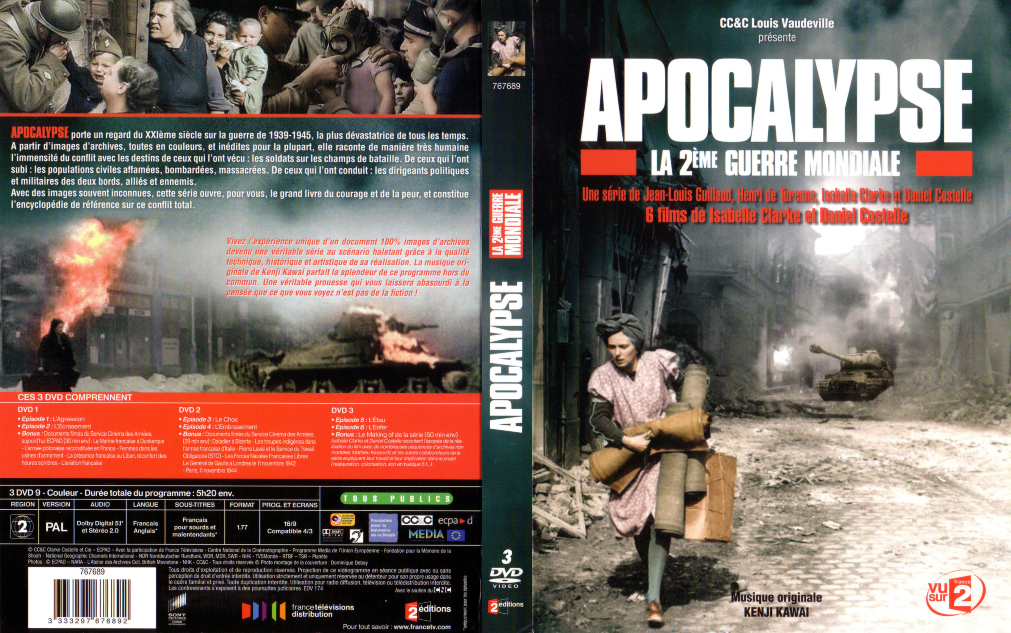 Jaquette DVD Apocalypse La 2me Guerre Mondiale