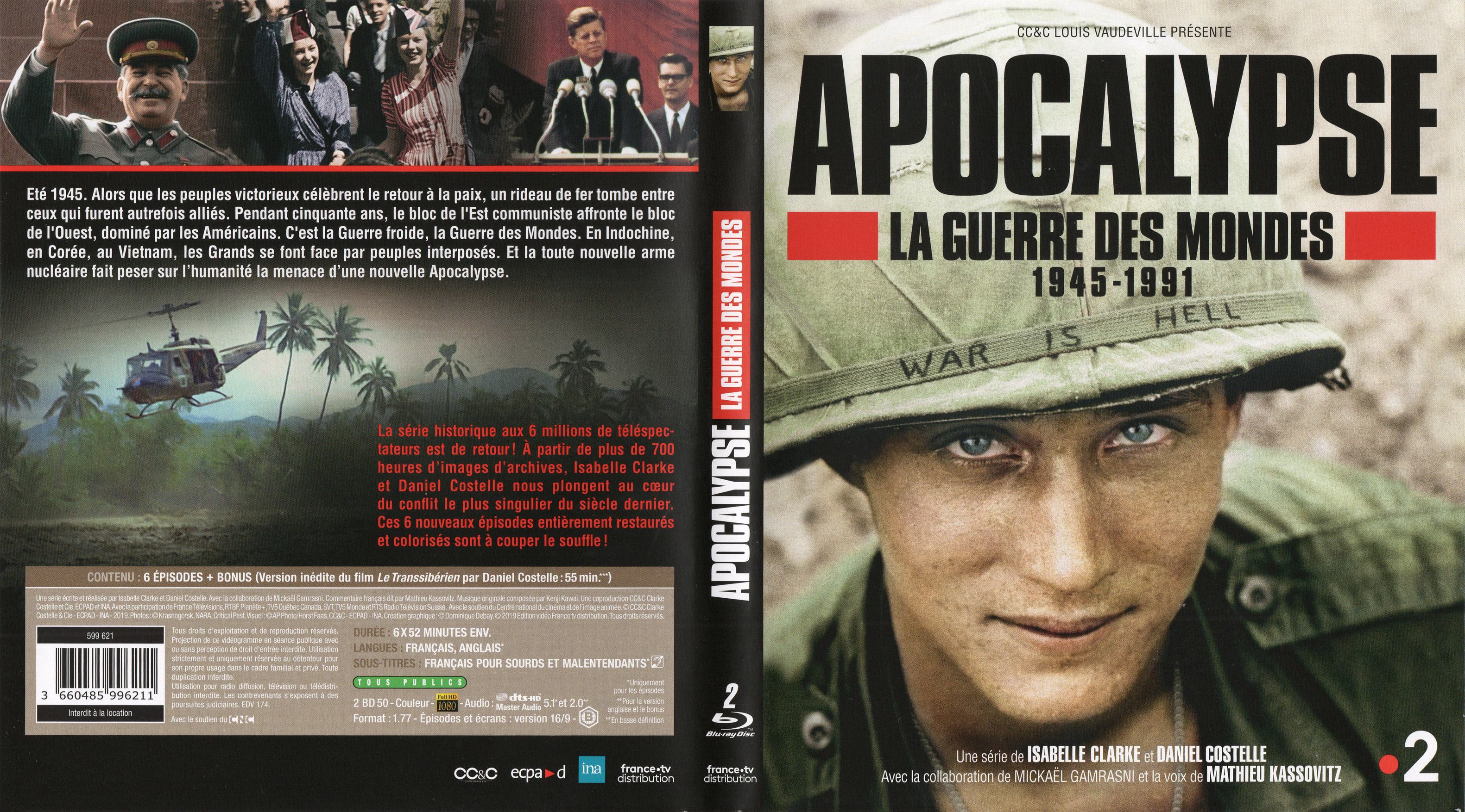 Jaquette DVD Apocalypse La guerre des mondes 1945-1991 (BLU-RAY)