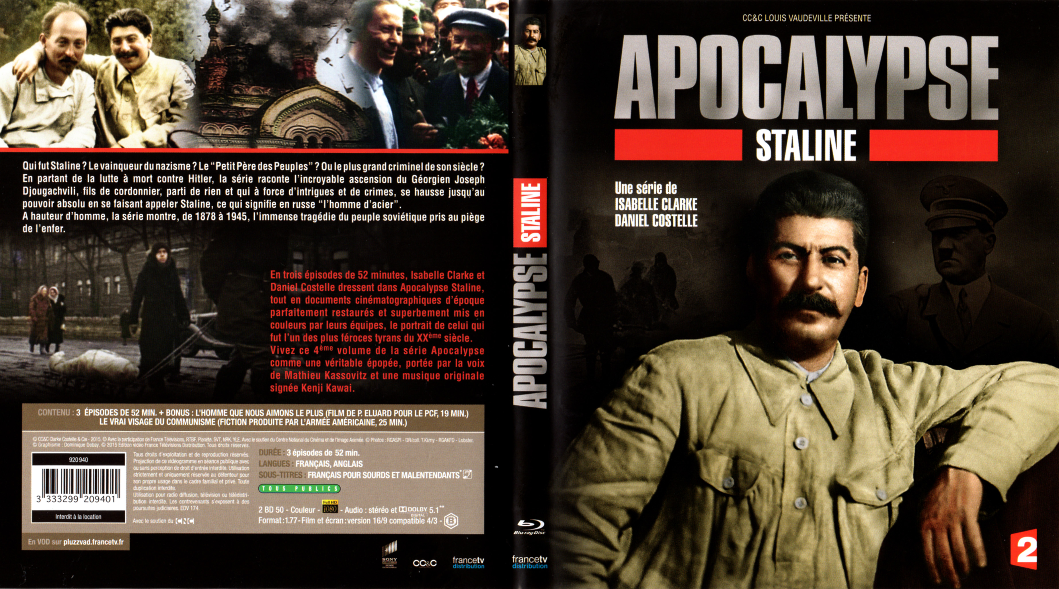 Jaquette DVD Apocalypse Staline (BLU-RAY)