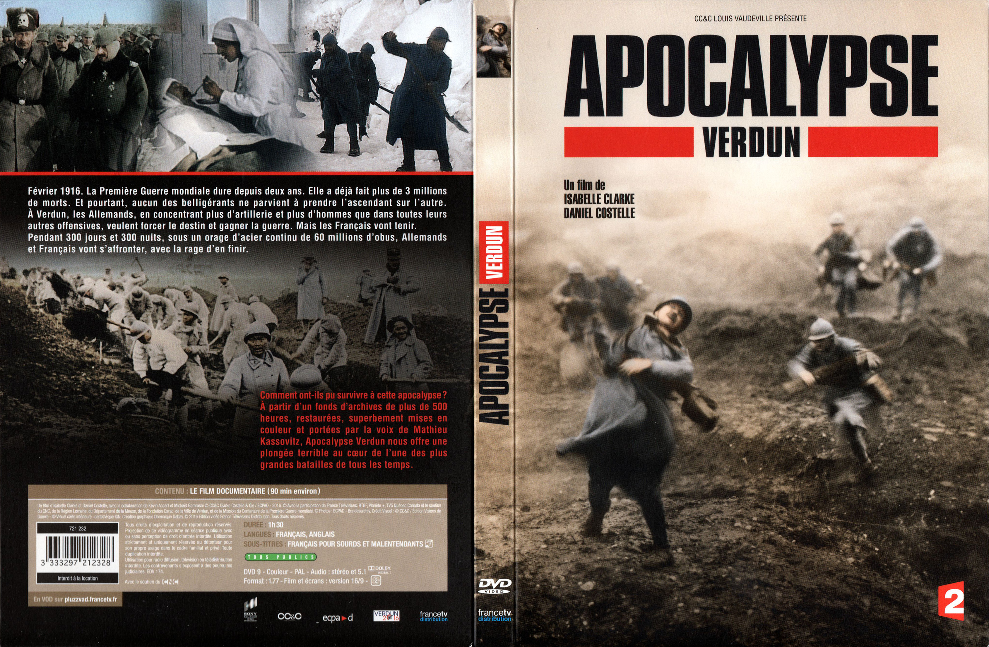 Jaquette DVD Apocalypse Verdun
