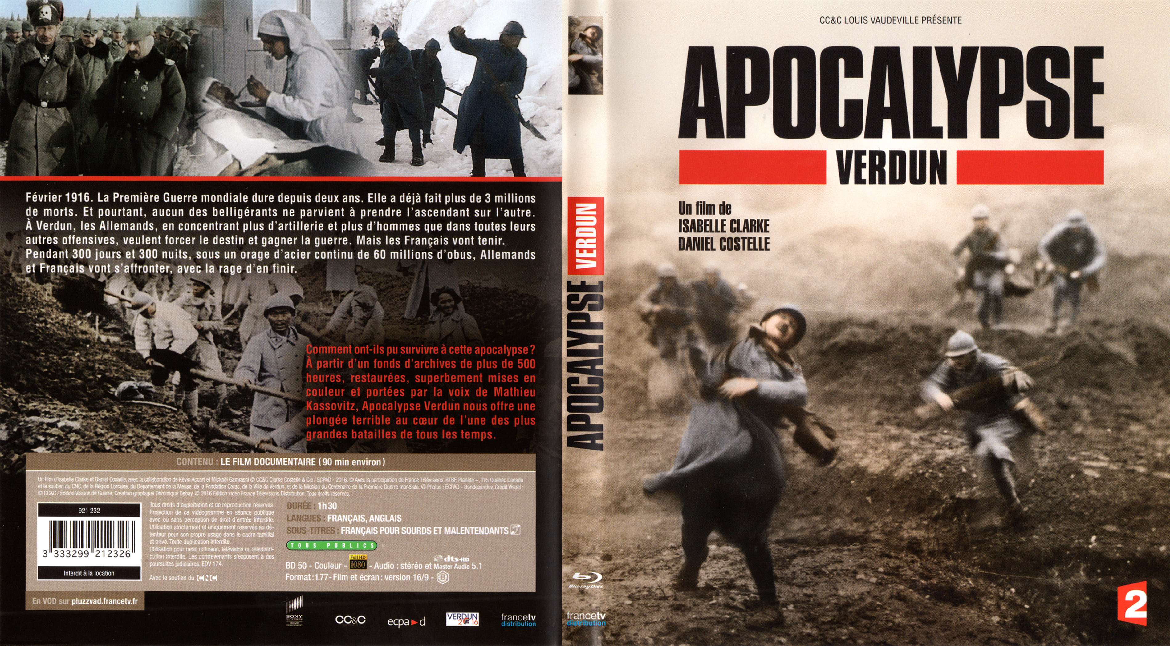Jaquette DVD Apocalypse Verdun (BLU-RAY)